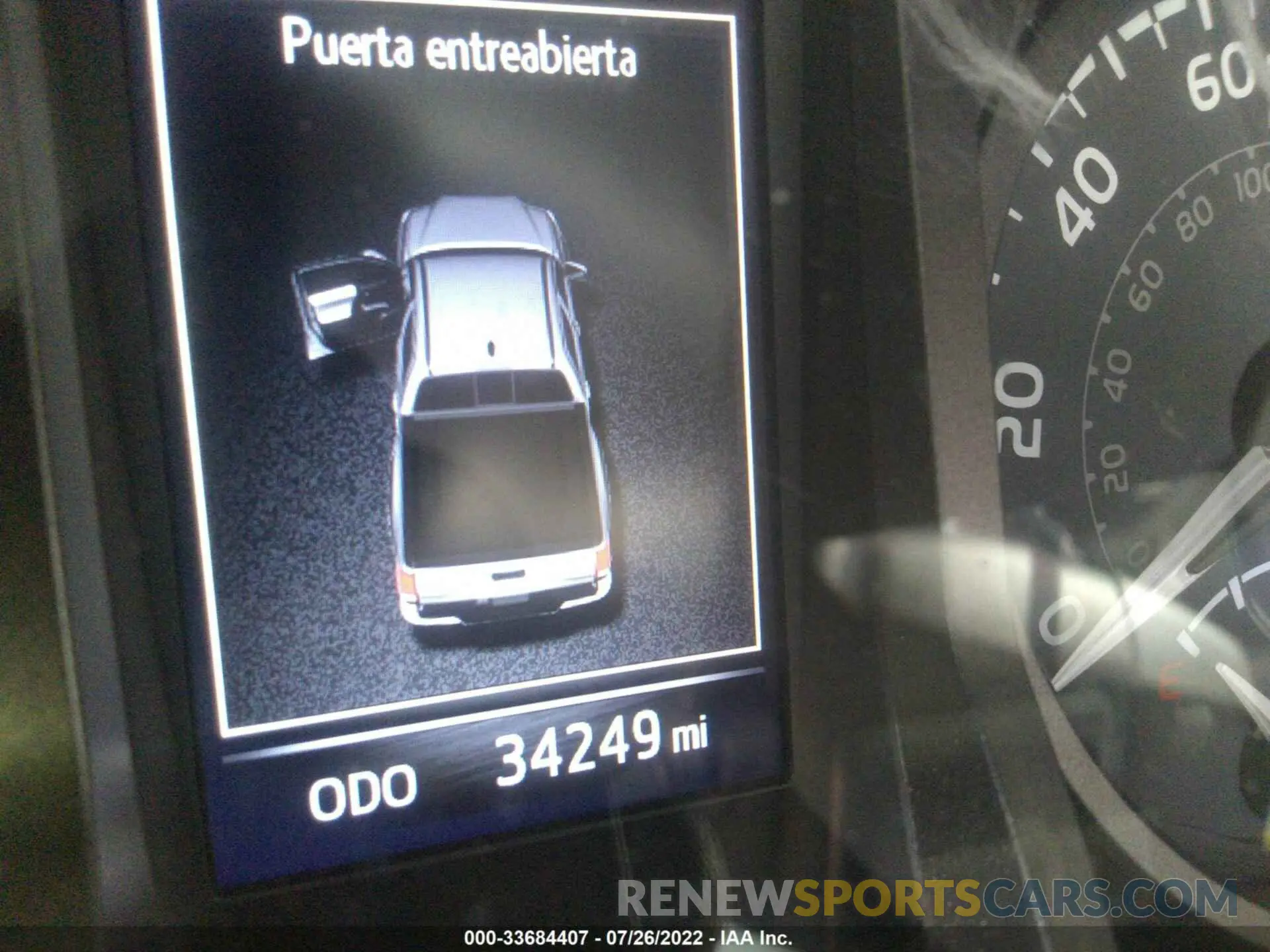 7 fotografías del automóvil dañado 5TFCZ5ANXMX268447 TOYOTA TACOMA 4WD 2021