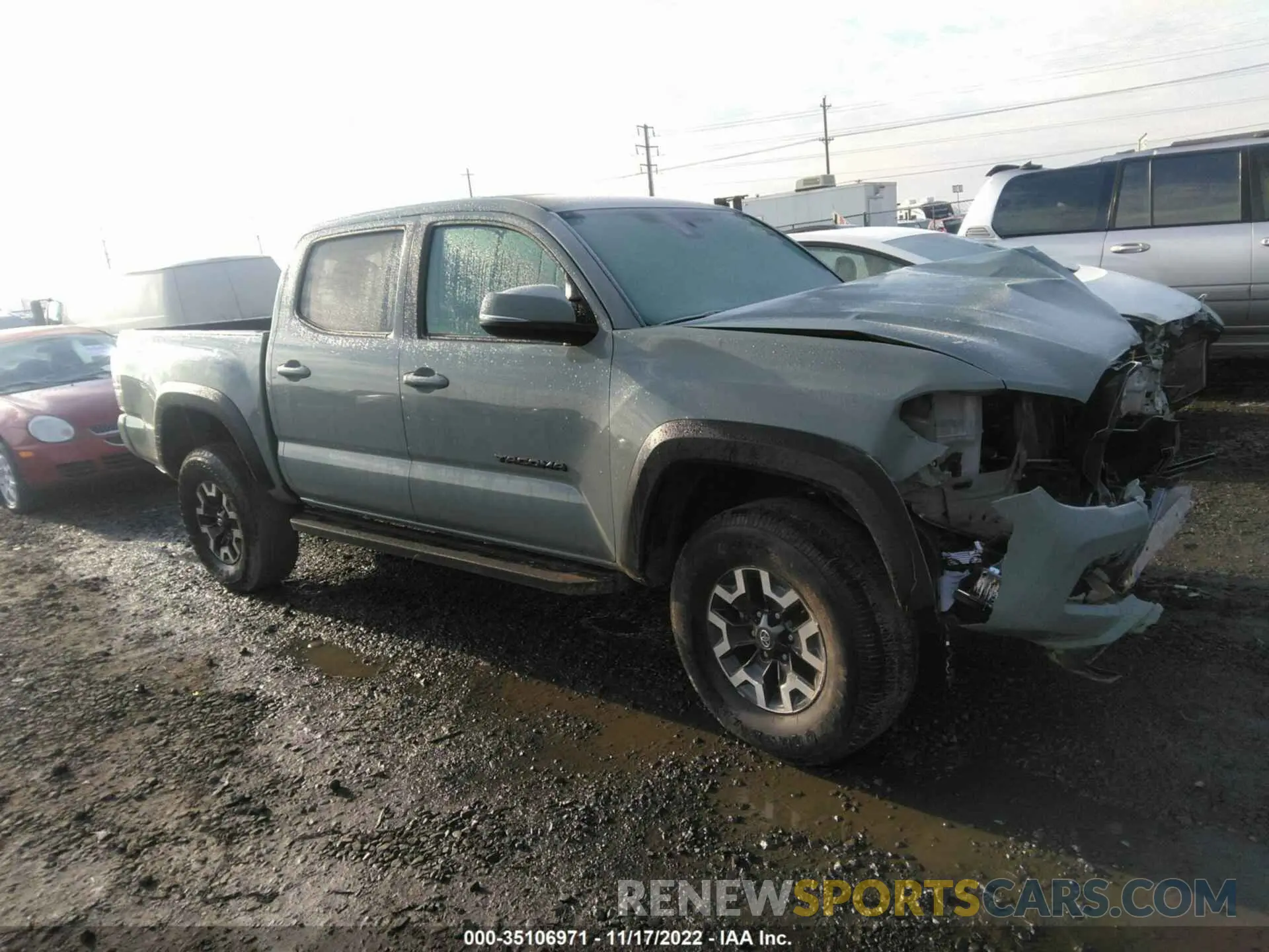 1 fotografías del automóvil dañado 3TMCZ5AN1NM492150 TOYOTA TACOMA 4WD 2022