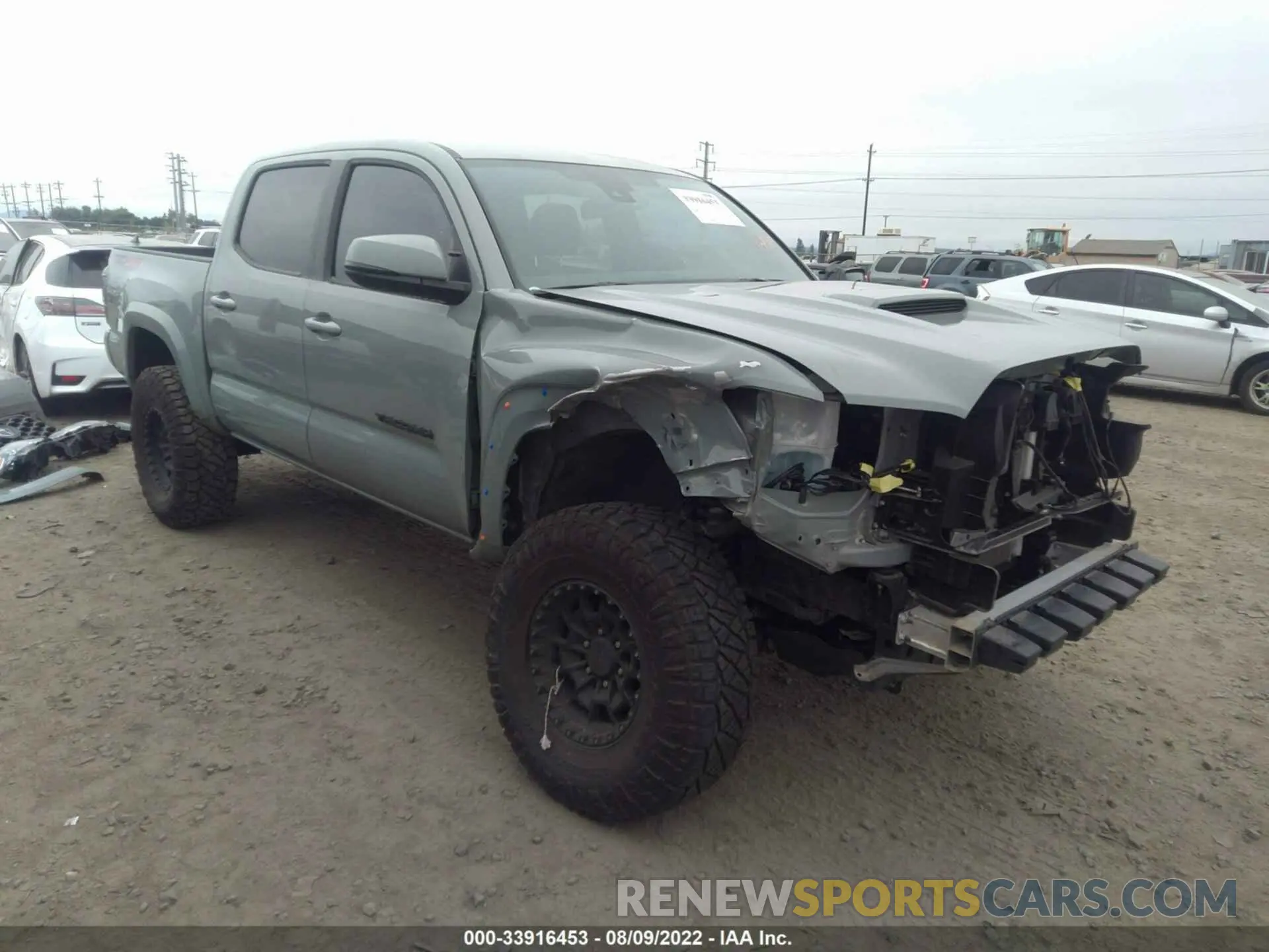 1 fotografías del automóvil dañado 3TMCZ5AN4NM454542 TOYOTA TACOMA 4WD 2022