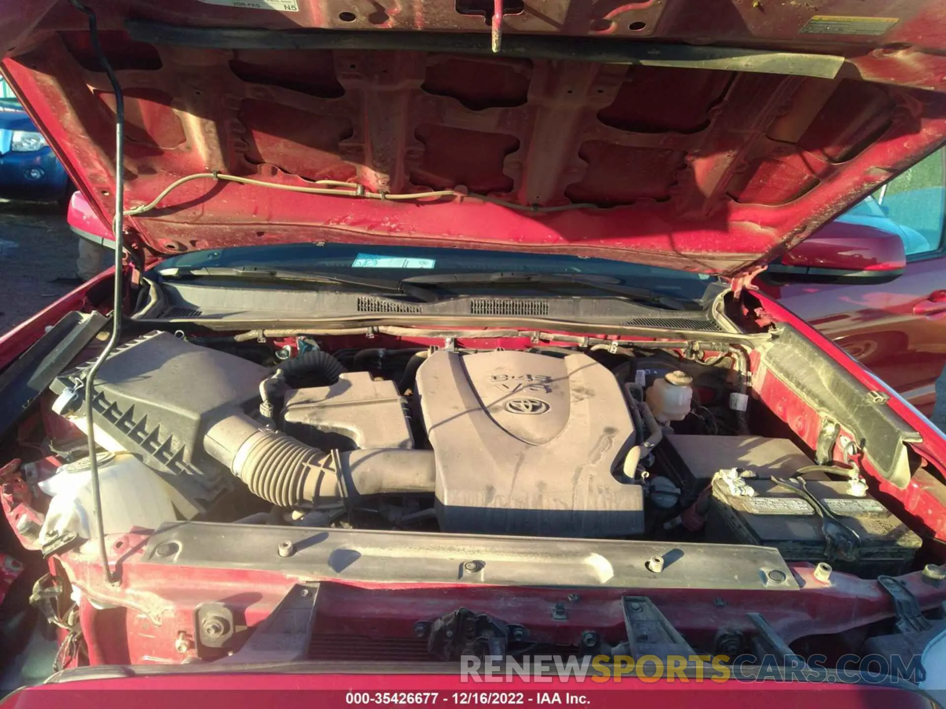 10 fotografías del automóvil dañado 3TMCZ5AN4NM486150 TOYOTA TACOMA 4WD 2022