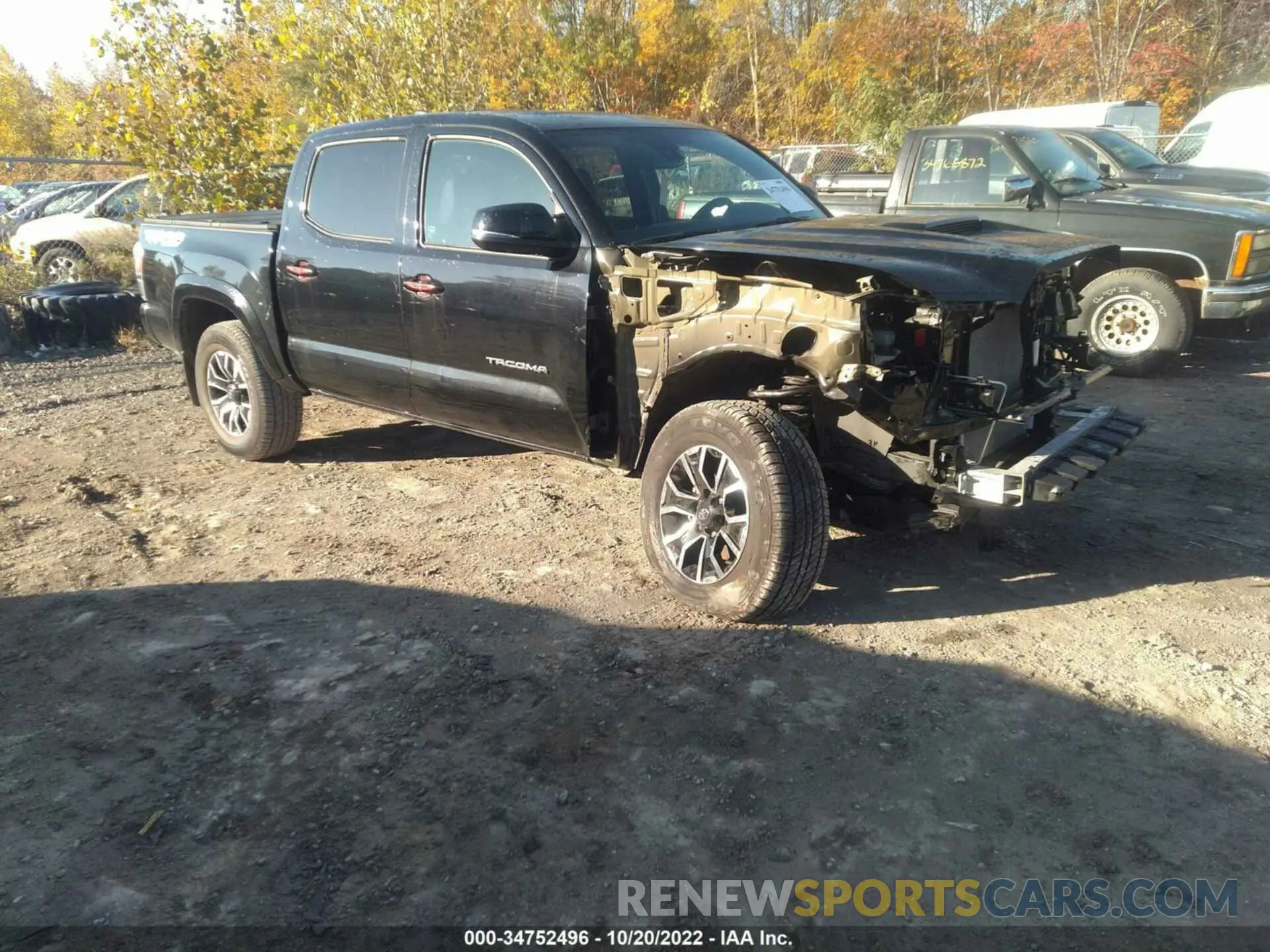 1 fotografías del automóvil dañado 3TMCZ5AN5NM458616 TOYOTA TACOMA 4WD 2022