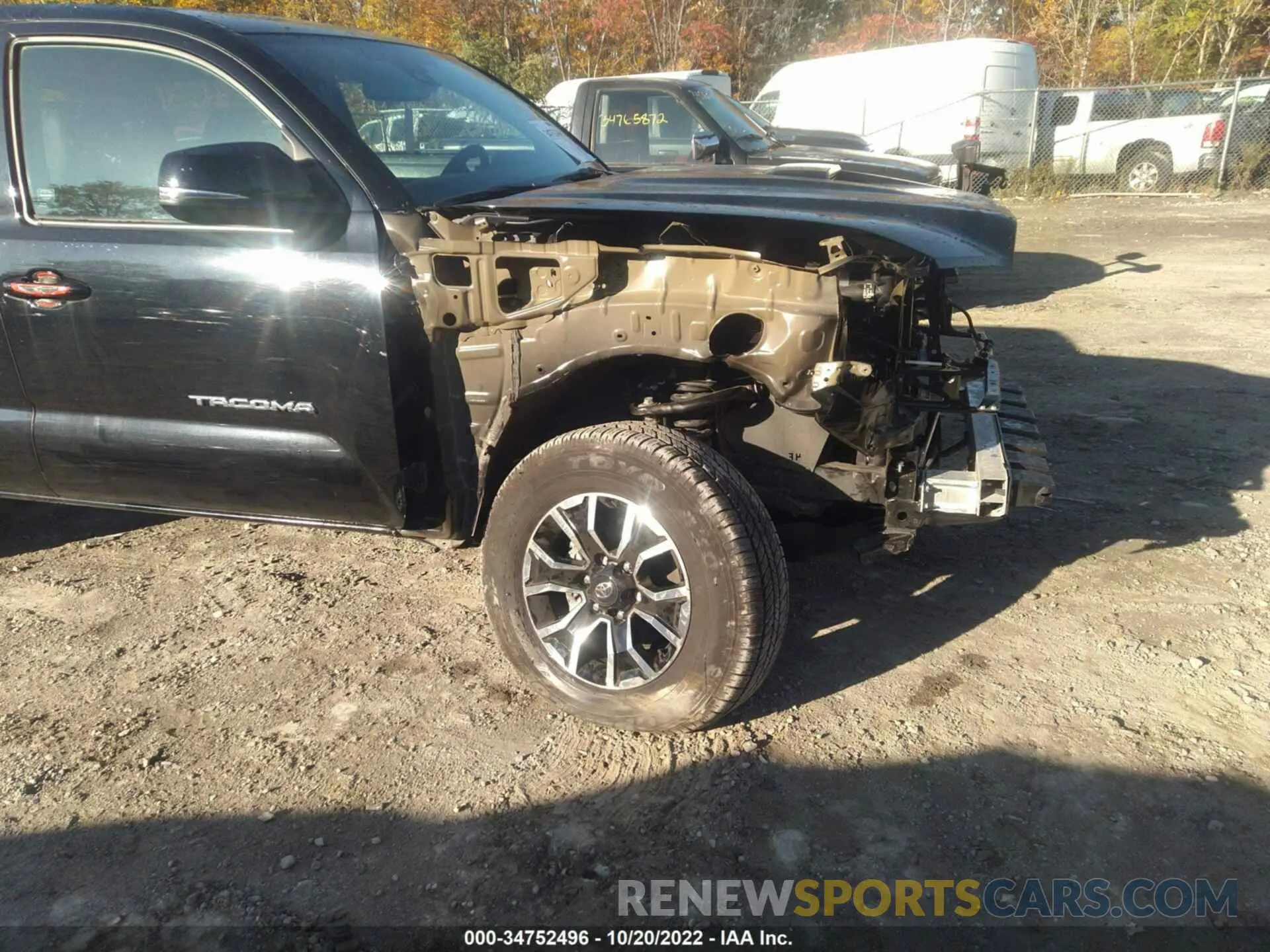 6 fotografías del automóvil dañado 3TMCZ5AN5NM458616 TOYOTA TACOMA 4WD 2022