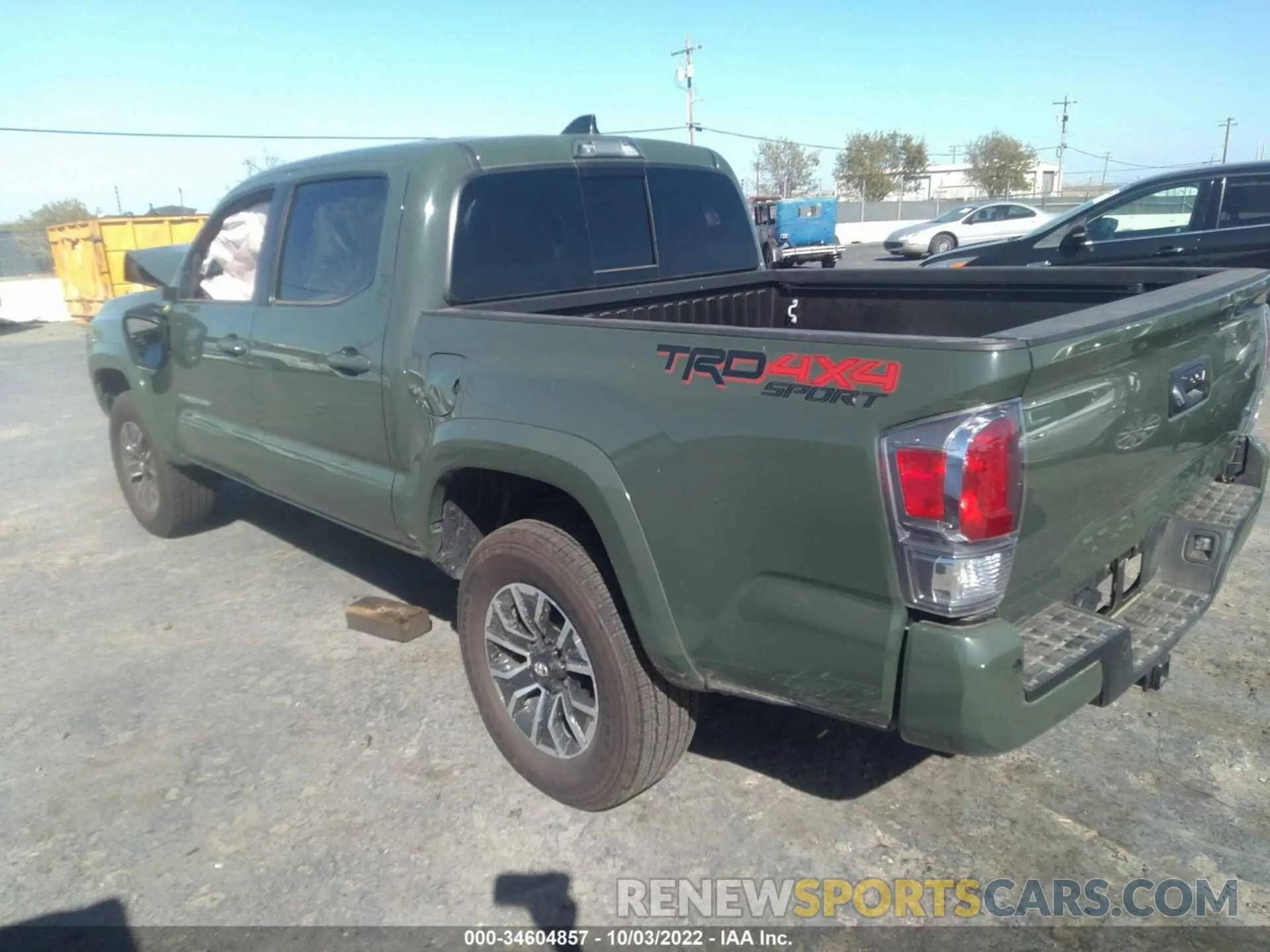 3 fotografías del automóvil dañado 3TMCZ5AN8NM485115 TOYOTA TACOMA 4WD 2022