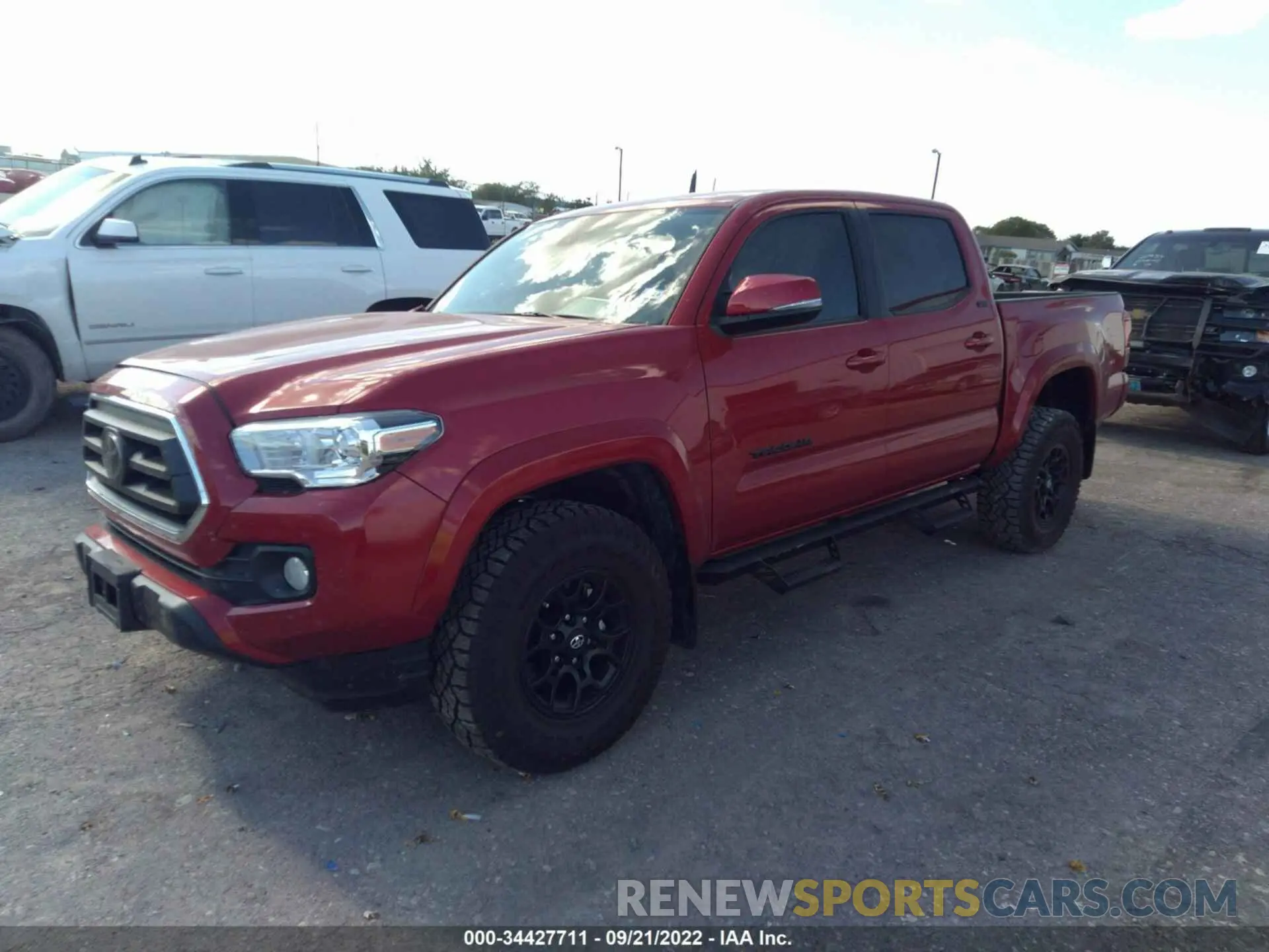 2 fotografías del automóvil dañado 3TMCZ5AN8NM508845 TOYOTA TACOMA 4WD 2022