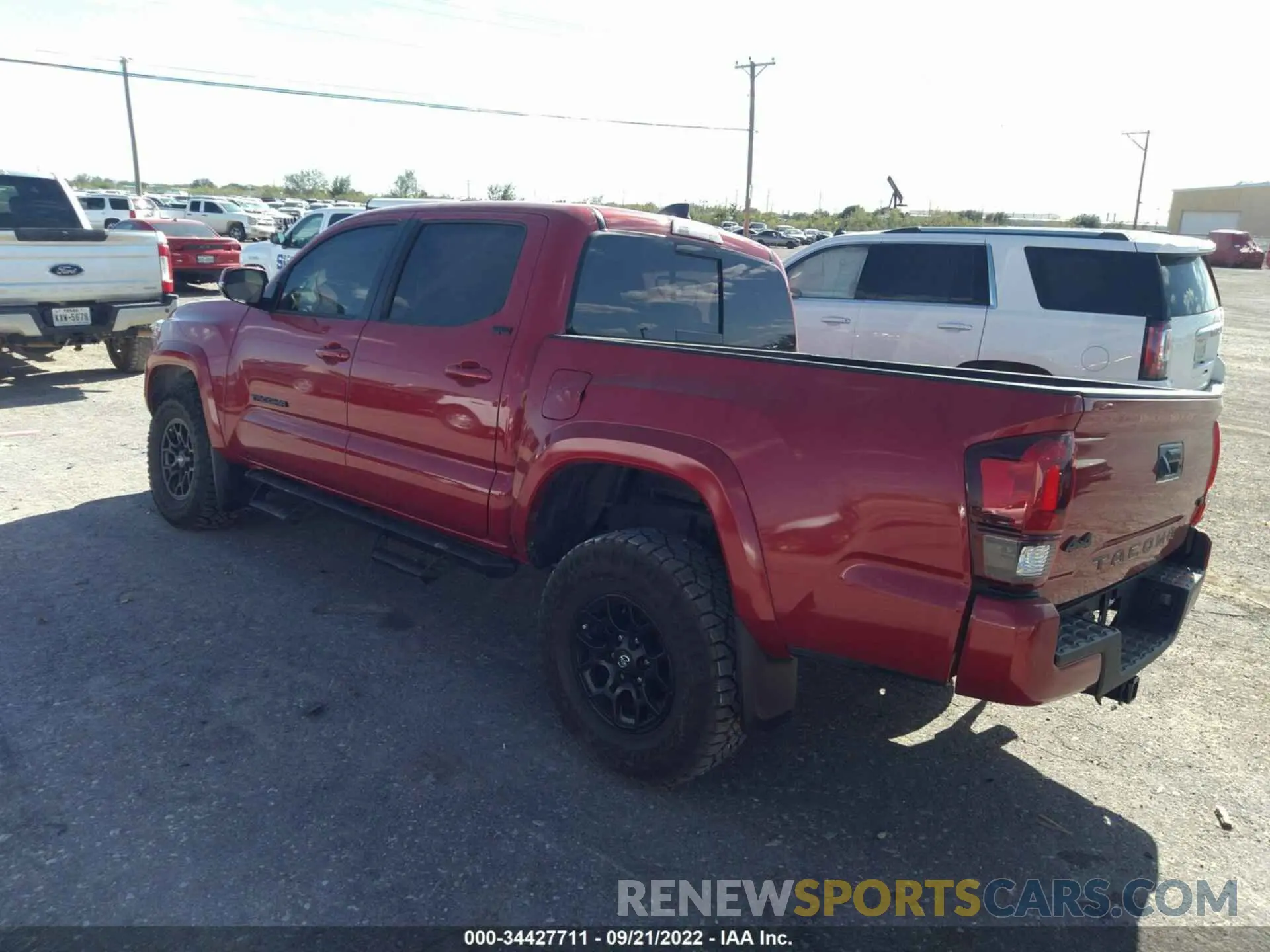 3 fotografías del automóvil dañado 3TMCZ5AN8NM508845 TOYOTA TACOMA 4WD 2022