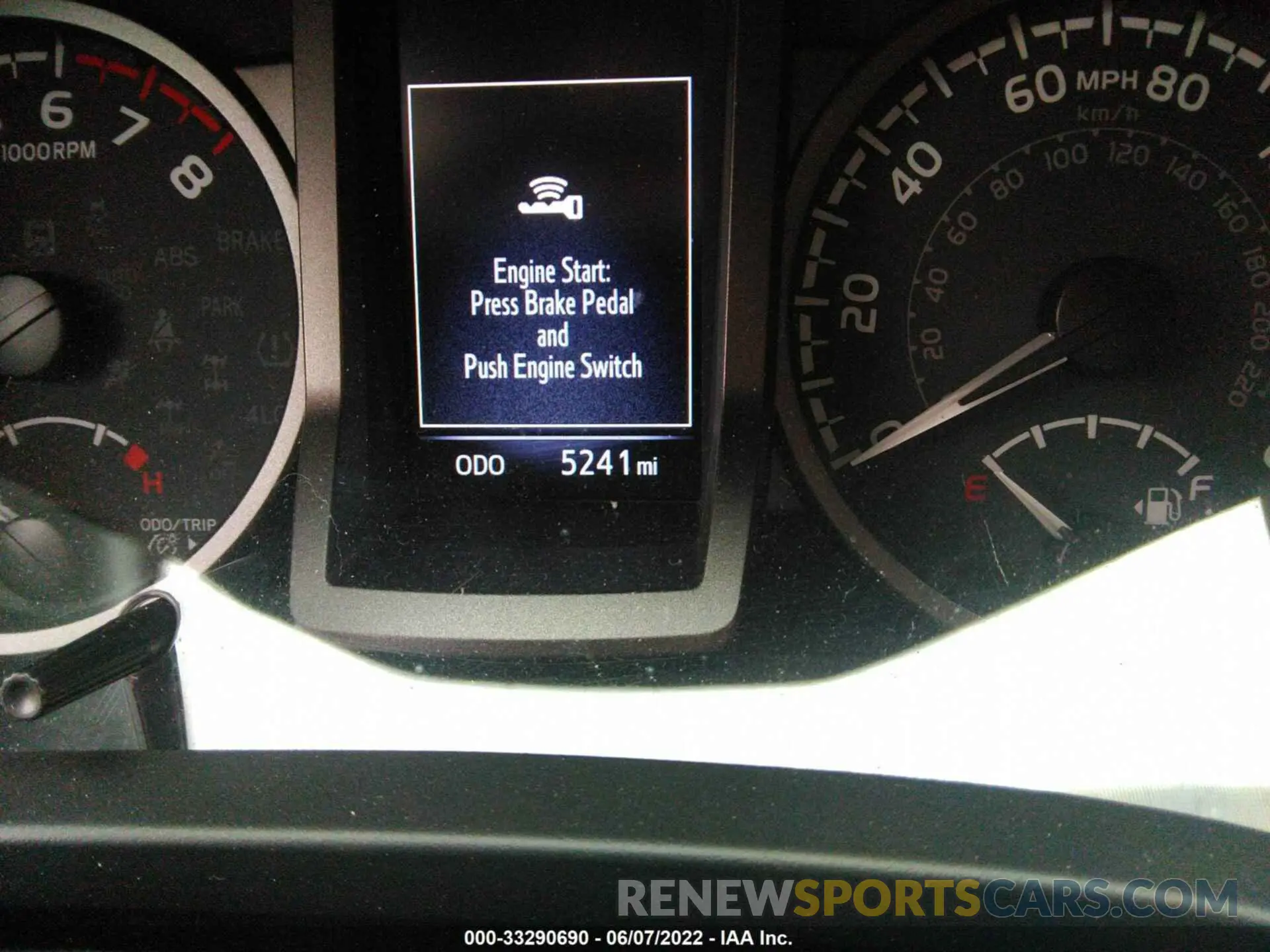 7 fotografías del automóvil dañado 3TMDZ5BN1NM126272 TOYOTA TACOMA 4WD 2022