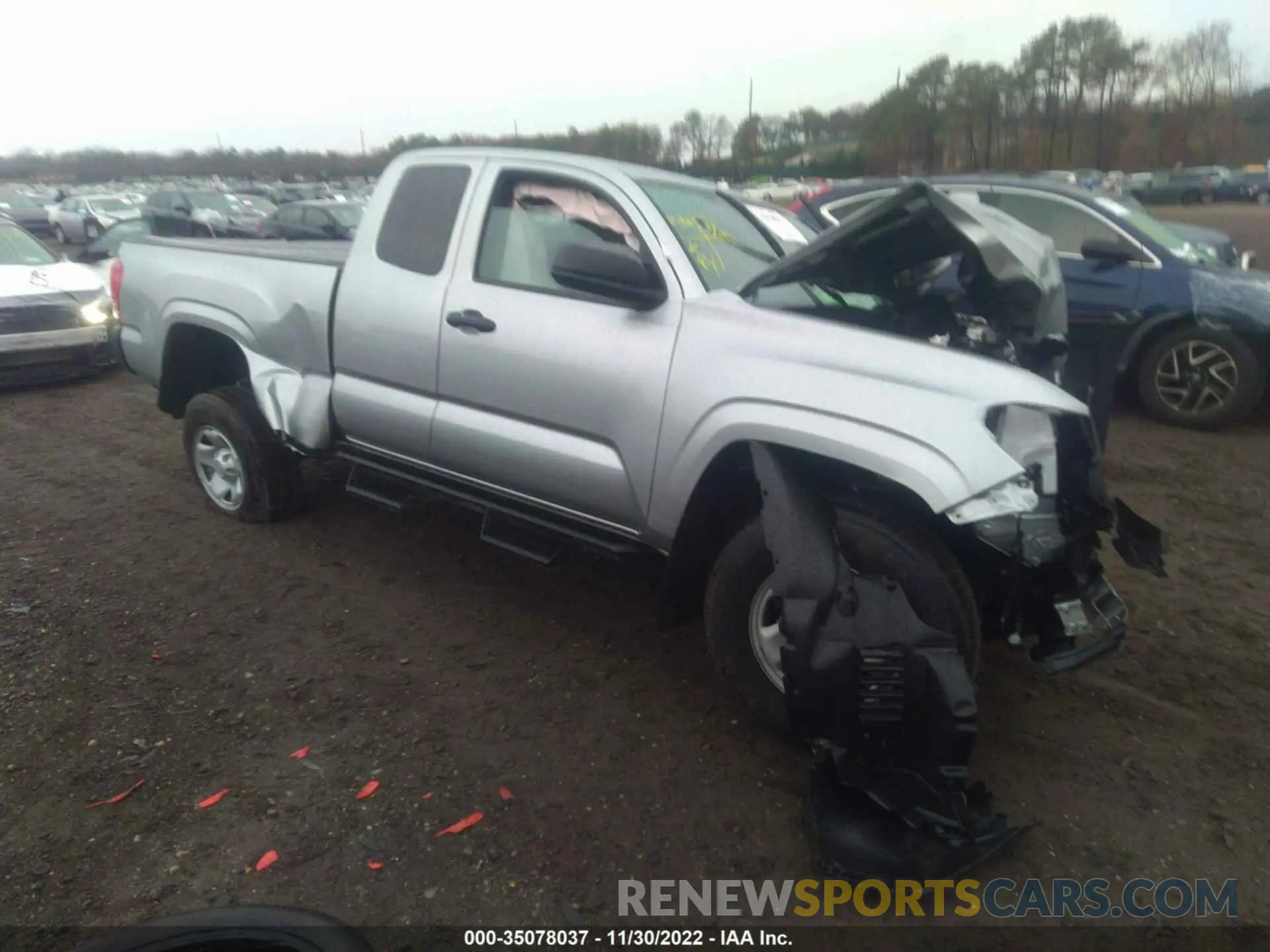 1 fotografías del automóvil dañado 3TYSX5EN1NT014794 TOYOTA TACOMA 4WD 2022