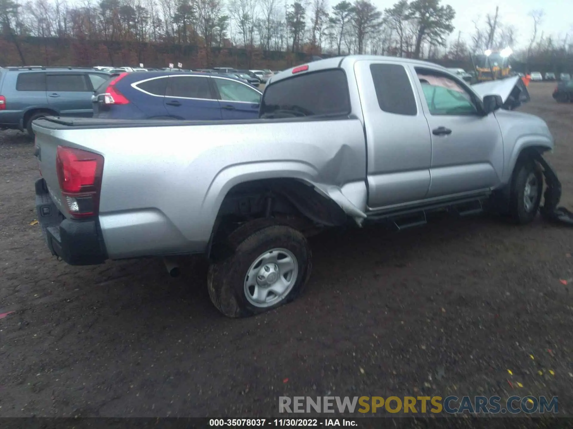 4 fotografías del automóvil dañado 3TYSX5EN1NT014794 TOYOTA TACOMA 4WD 2022