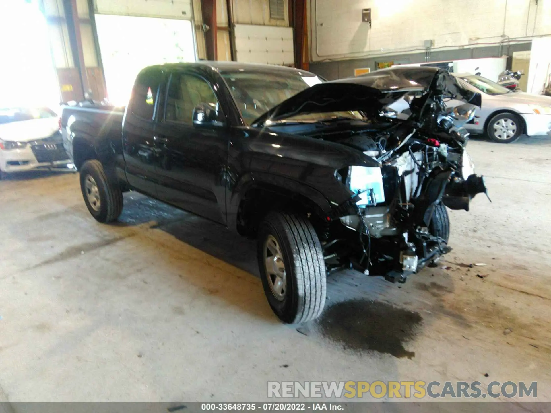 1 fotografías del automóvil dañado 3TYSX5EN7NT015528 TOYOTA TACOMA 4WD 2022