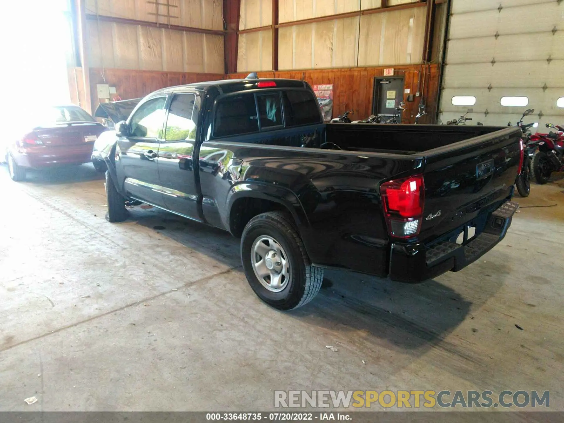 3 fotografías del automóvil dañado 3TYSX5EN7NT015528 TOYOTA TACOMA 4WD 2022