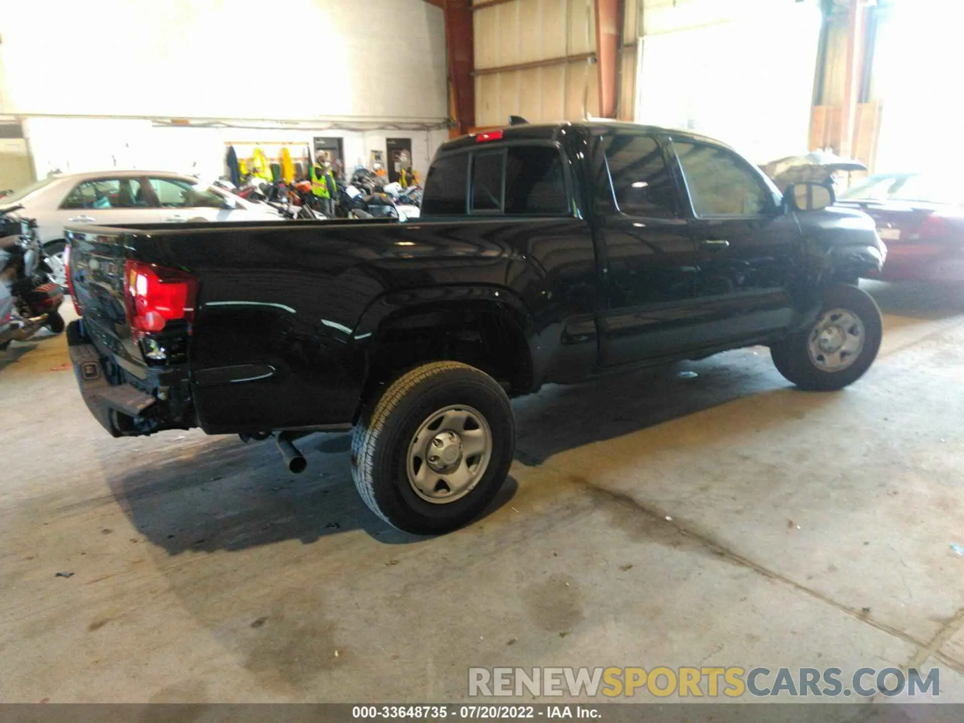 4 fotografías del automóvil dañado 3TYSX5EN7NT015528 TOYOTA TACOMA 4WD 2022