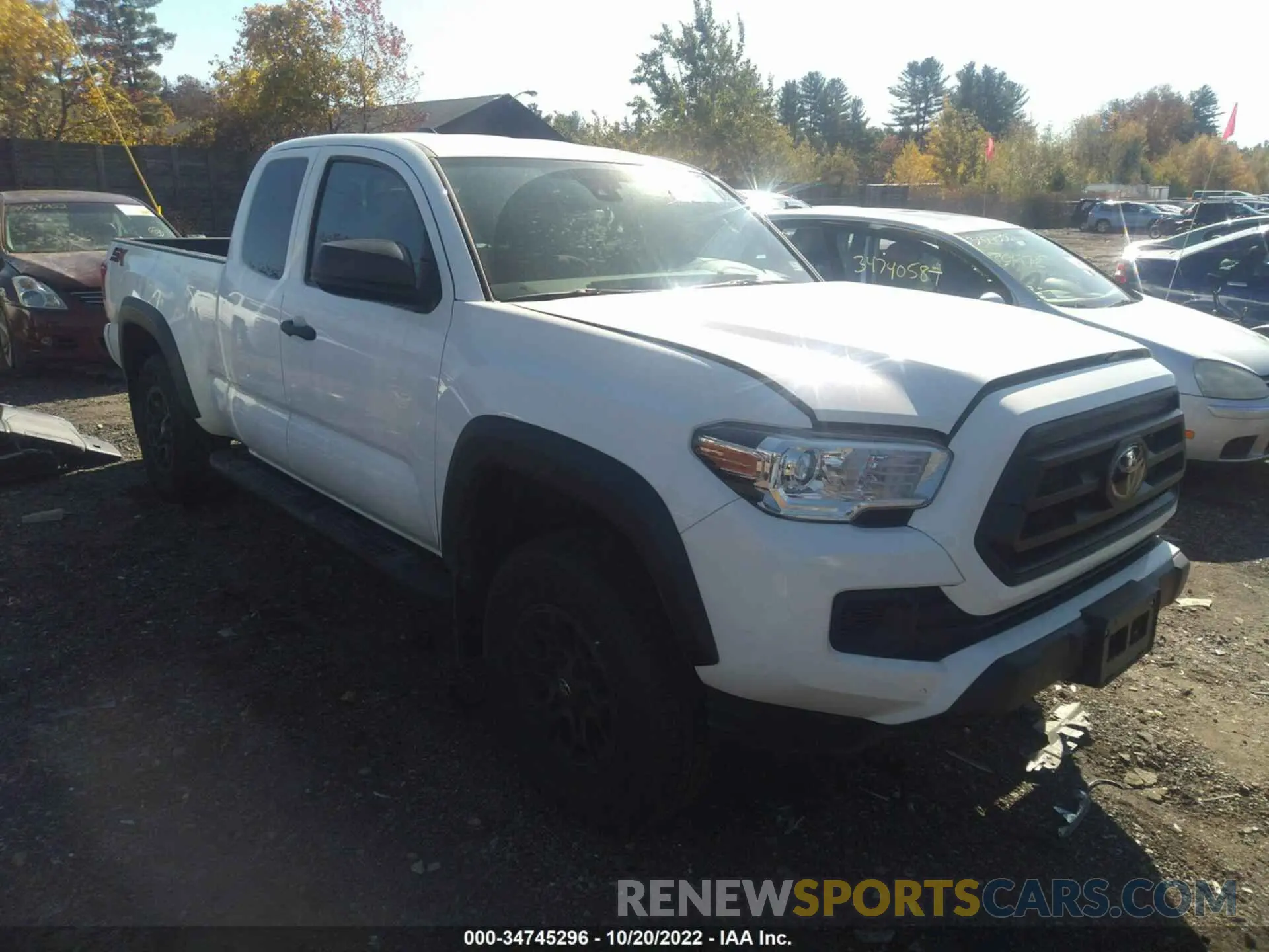 1 fotografías del automóvil dañado 3TYSX5ENXNT013045 TOYOTA TACOMA 4WD 2022