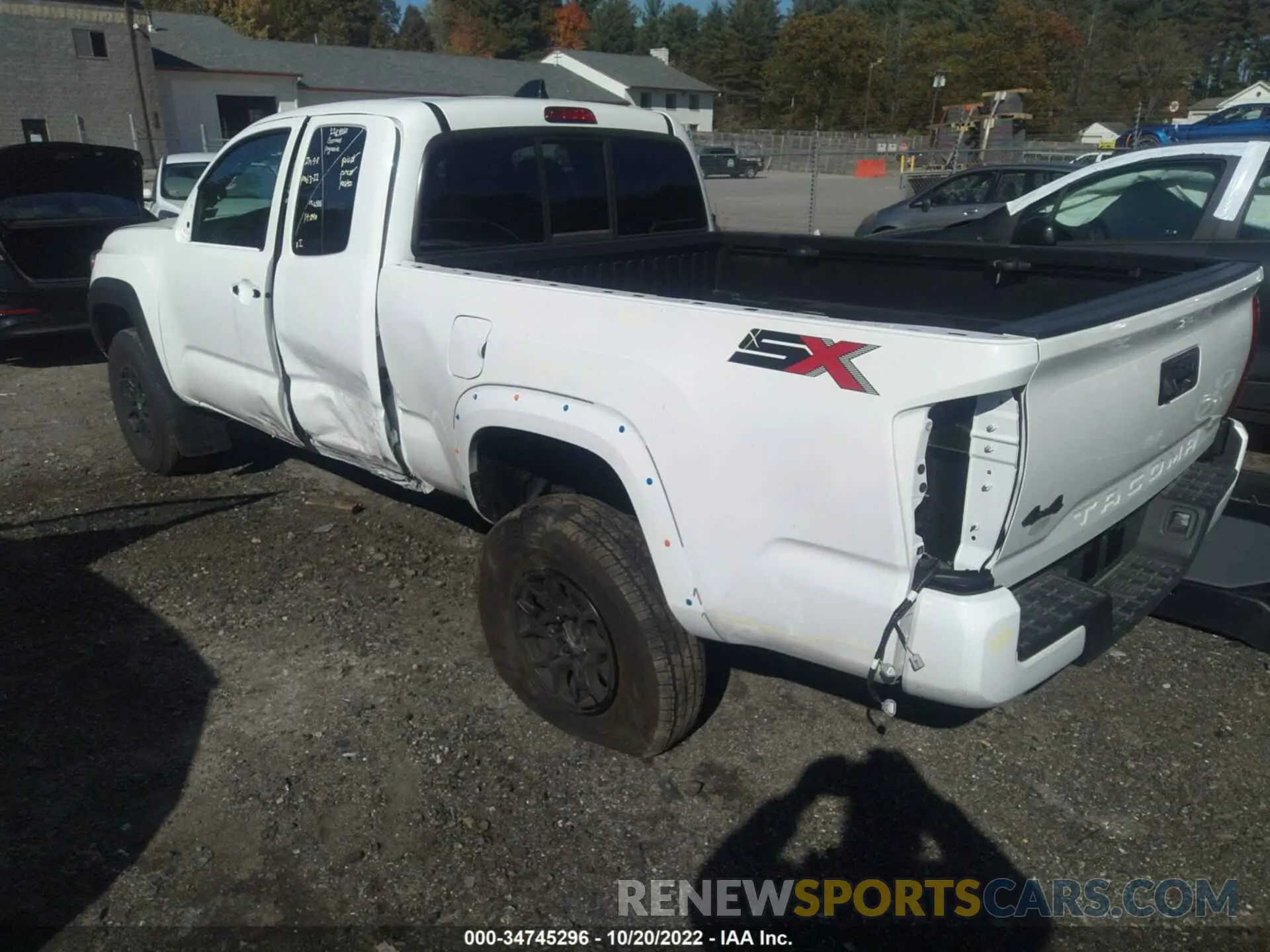 3 fotografías del automóvil dañado 3TYSX5ENXNT013045 TOYOTA TACOMA 4WD 2022