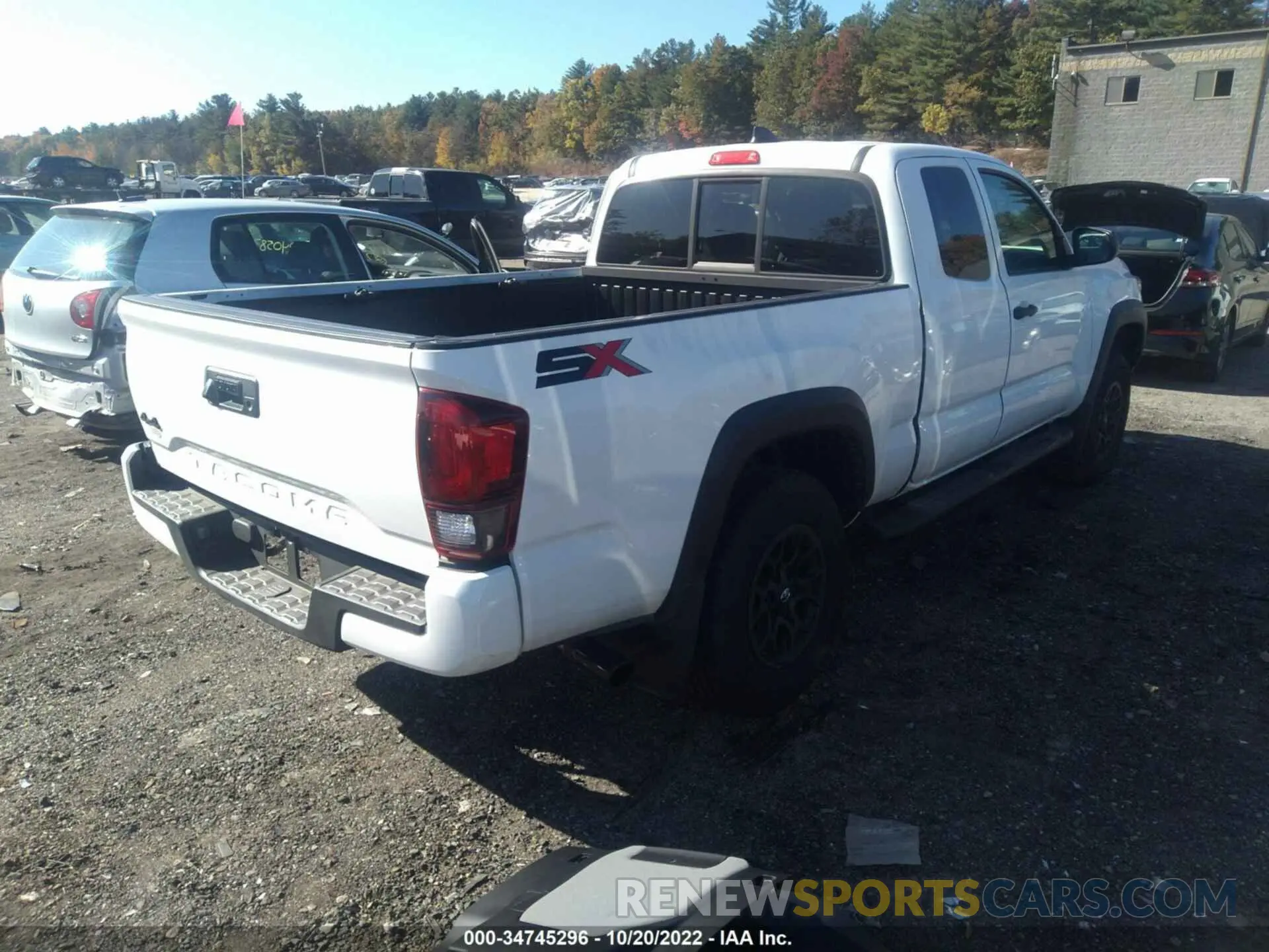 4 fotografías del automóvil dañado 3TYSX5ENXNT013045 TOYOTA TACOMA 4WD 2022