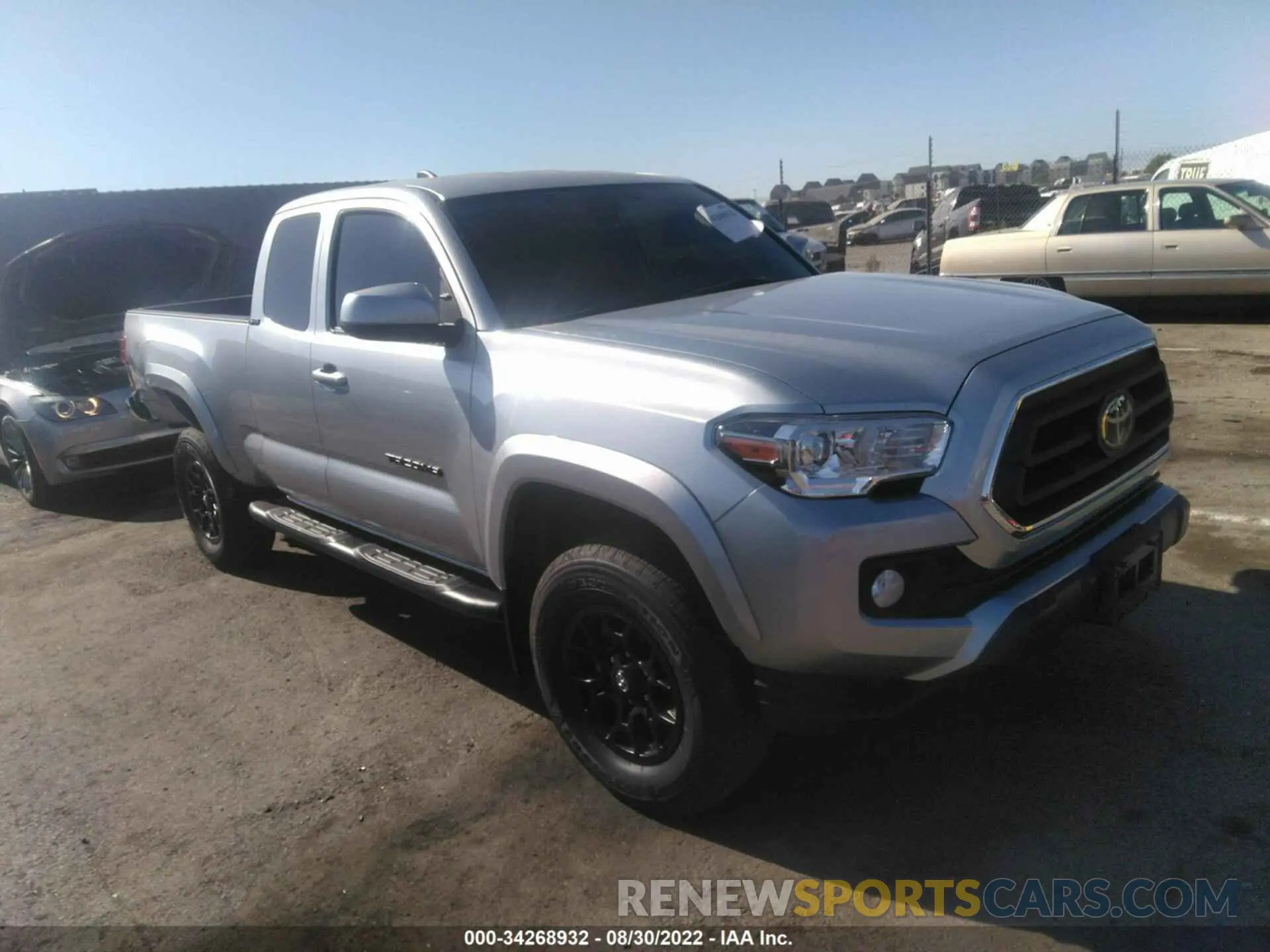 1 fotografías del automóvil dañado 3TYSZ5AN4NT060023 TOYOTA TACOMA 4WD 2022