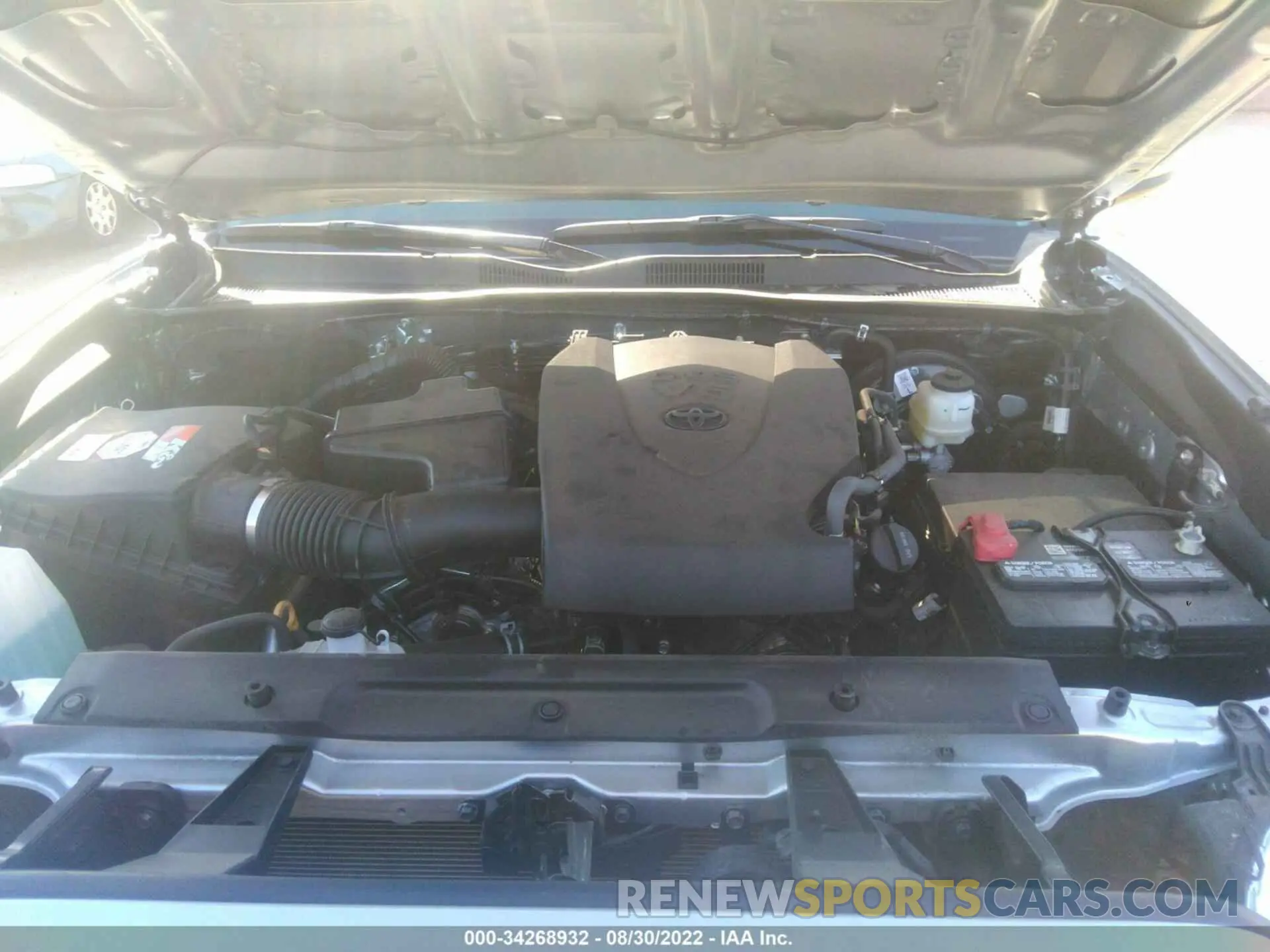 10 fotografías del automóvil dañado 3TYSZ5AN4NT060023 TOYOTA TACOMA 4WD 2022