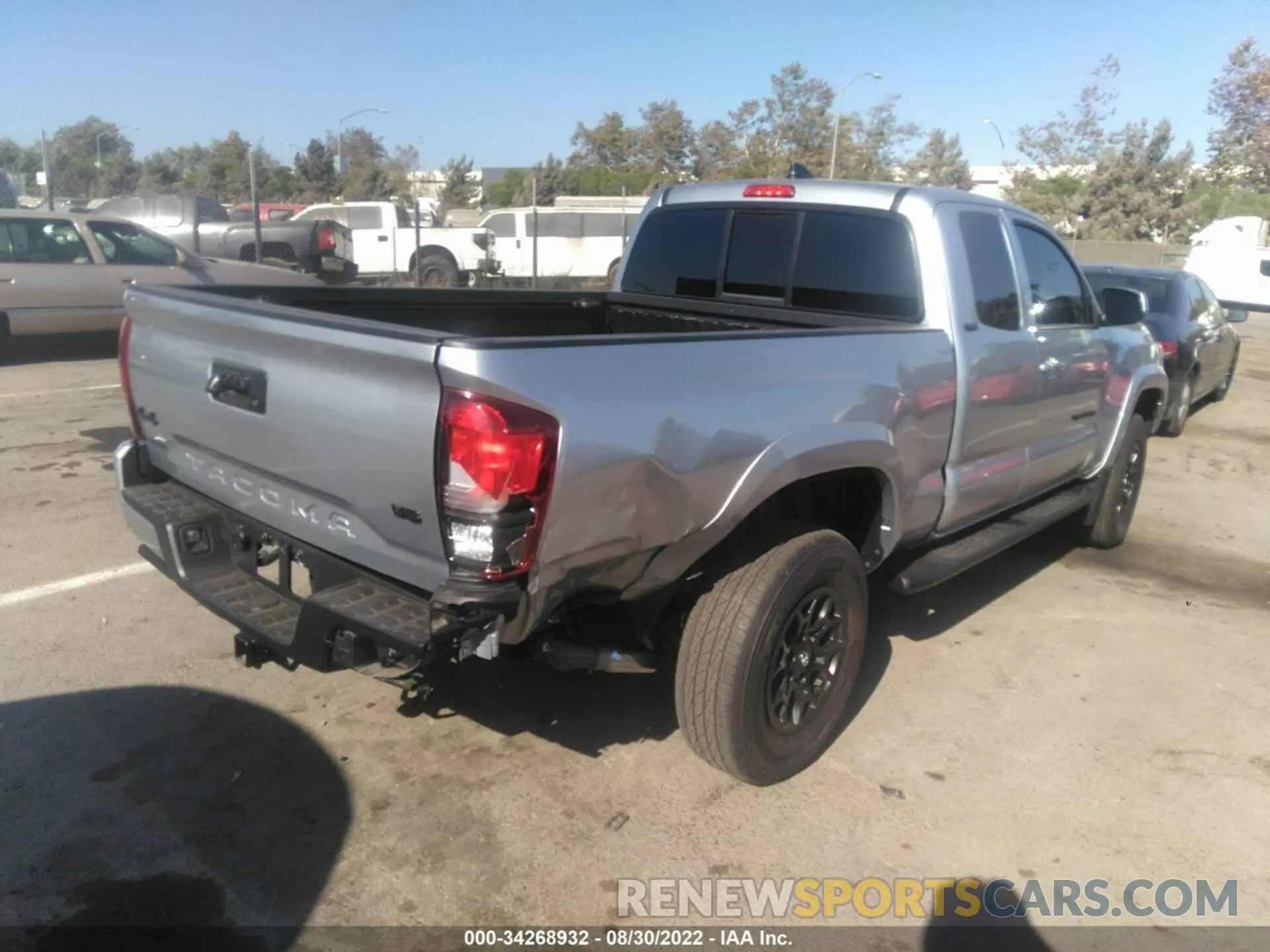 4 fotografías del automóvil dañado 3TYSZ5AN4NT060023 TOYOTA TACOMA 4WD 2022