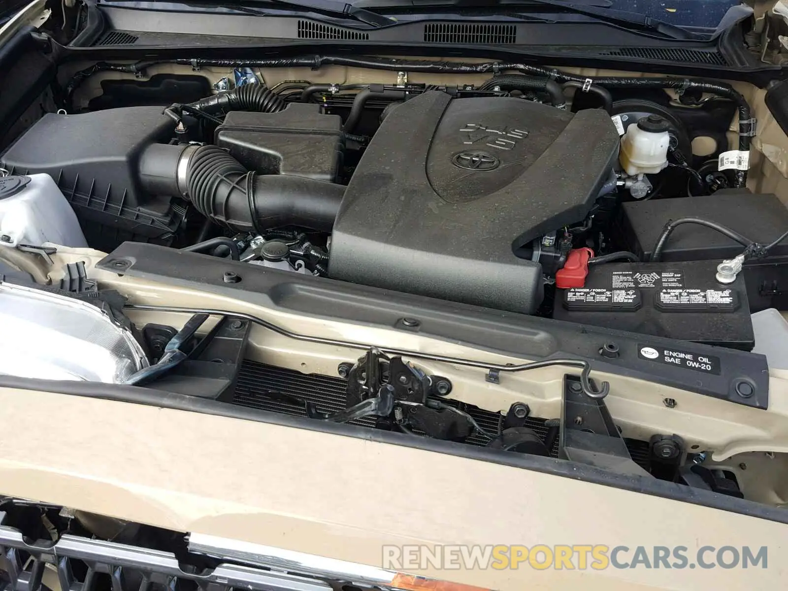 7 fotografías del automóvil dañado 3TMBZ5DN4KM017627 TOYOTA TACOMA DOU 2019