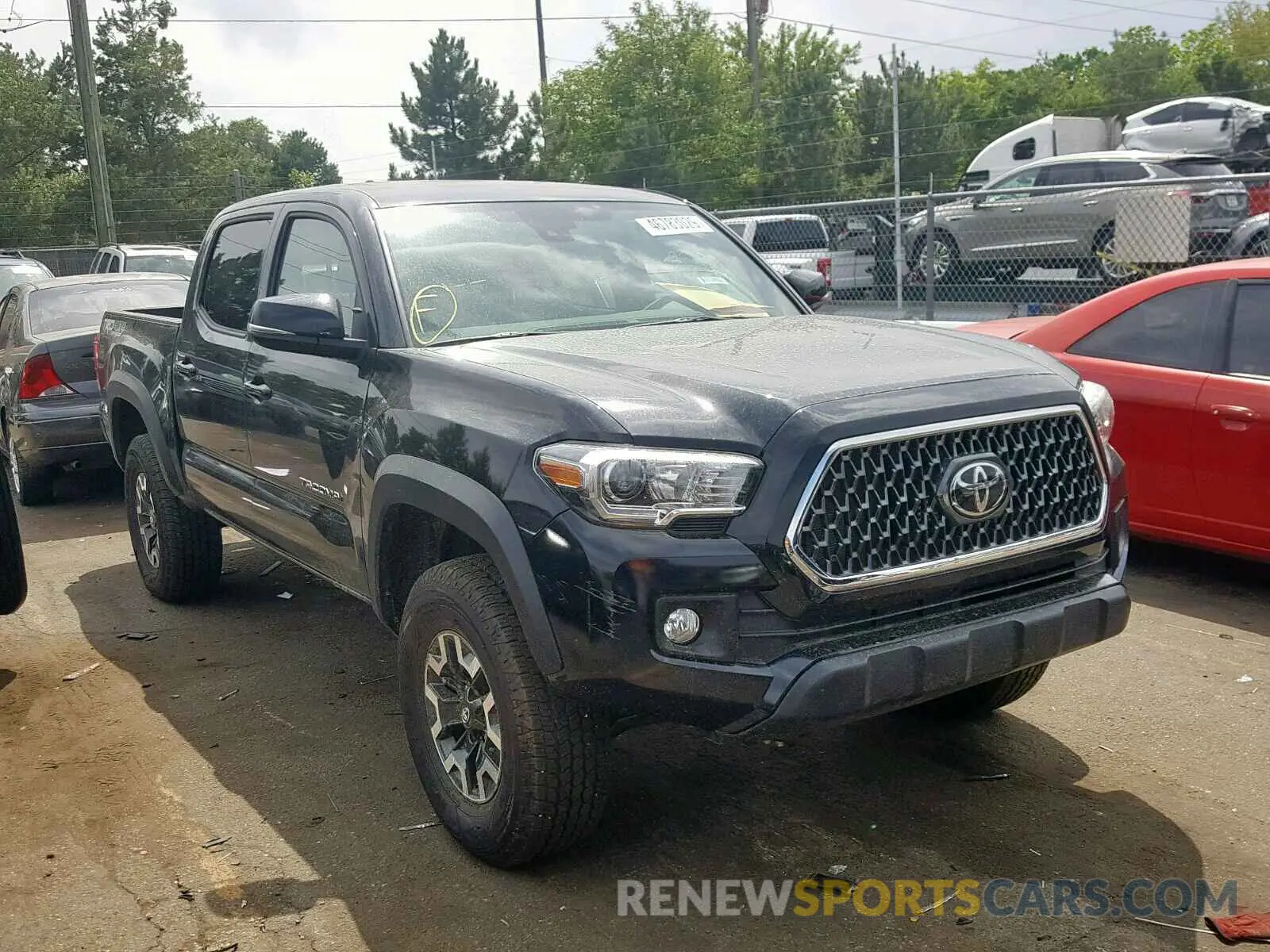 1 fotografías del automóvil dañado 3TMCZ5AN8KM261130 TOYOTA TACOMA DOU 2019