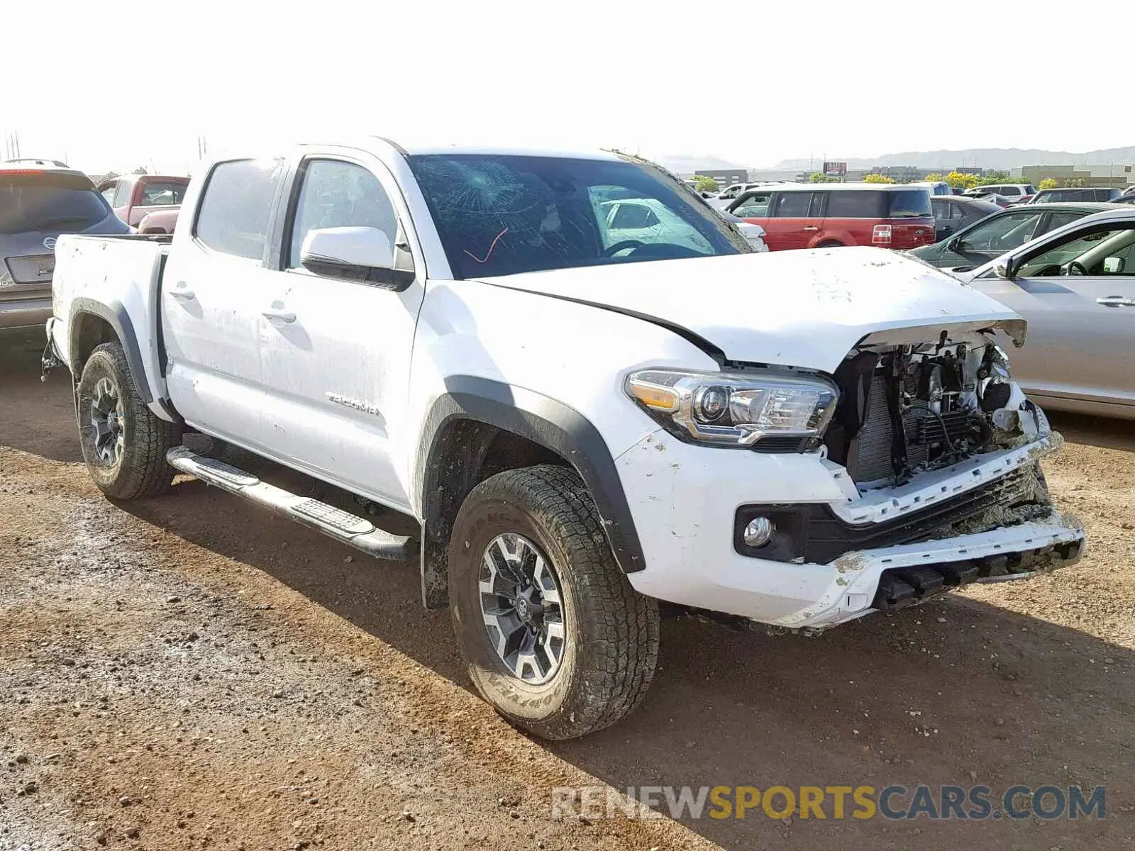 1 fotografías del automóvil dañado 3TMCZ5AN9KM195428 TOYOTA TACOMA DOU 2019