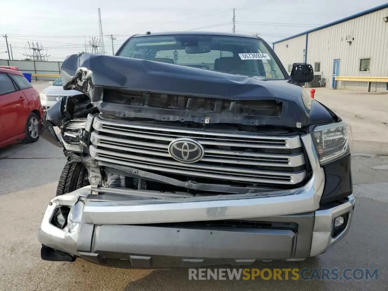 5 fotografías del automóvil dañado 5TFAY5F10KX811351 TOYOTA TUNDRA 2019
