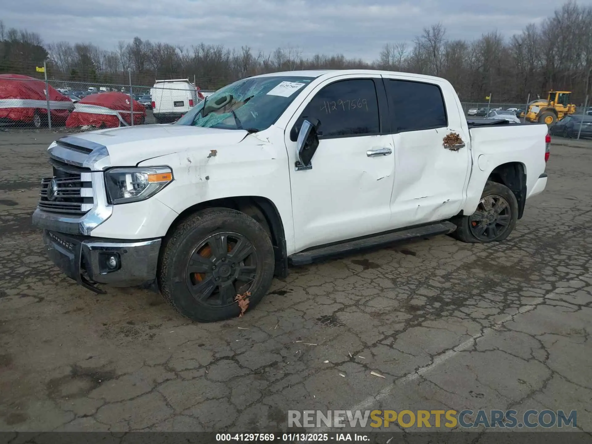 2 fotografías del automóvil dañado 5TFAY5F13KX841010 TOYOTA TUNDRA 2019