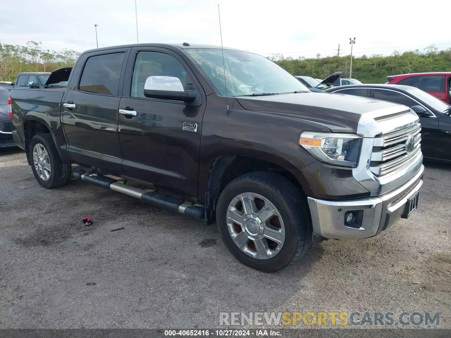 1 fotografías del automóvil dañado 5TFAY5F15KX780386 TOYOTA TUNDRA 2019