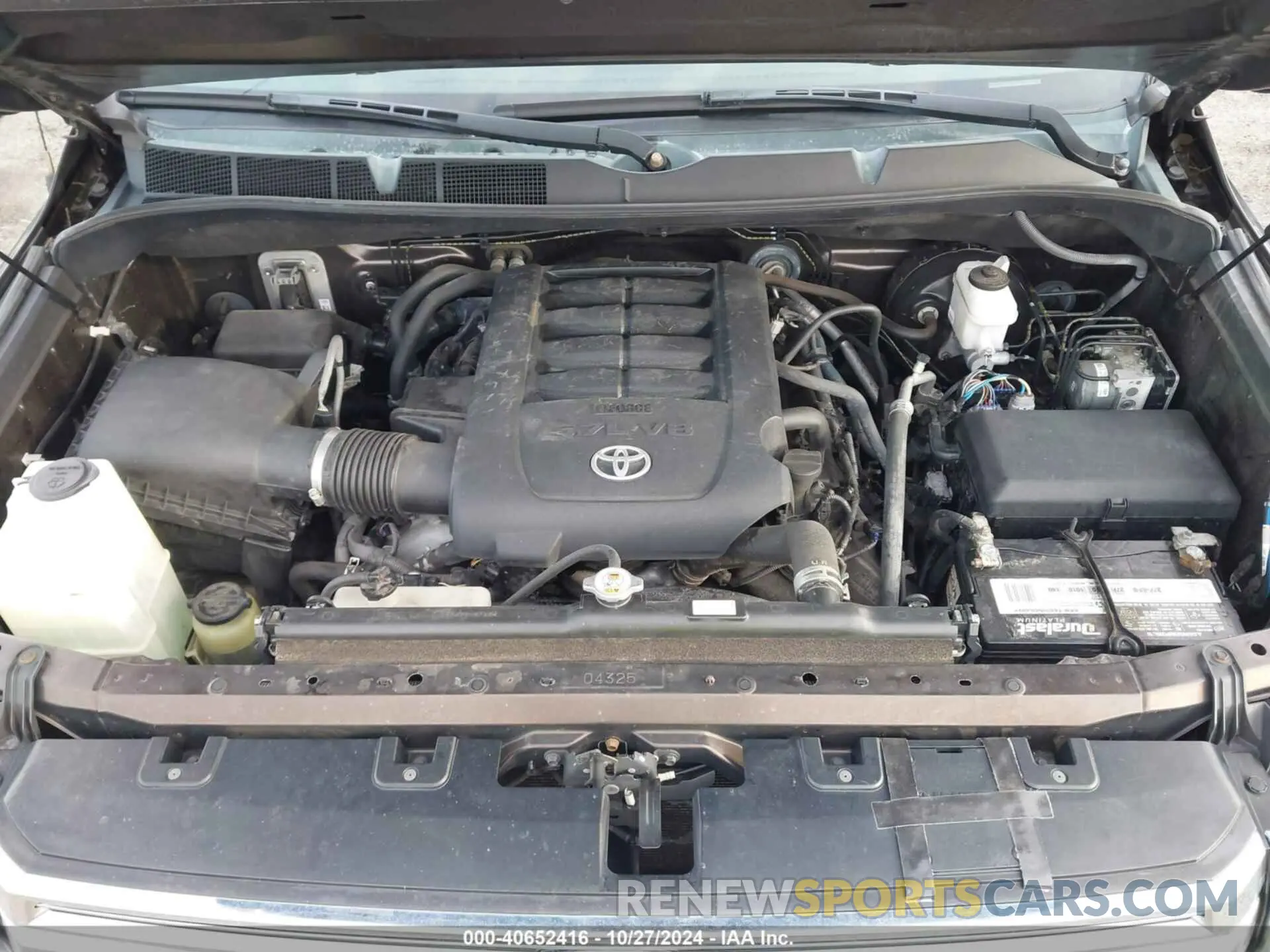 10 fotografías del automóvil dañado 5TFAY5F15KX780386 TOYOTA TUNDRA 2019