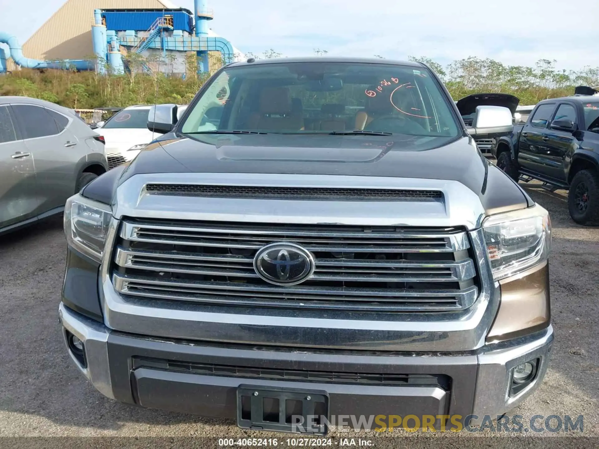 6 fotografías del automóvil dañado 5TFAY5F15KX780386 TOYOTA TUNDRA 2019
