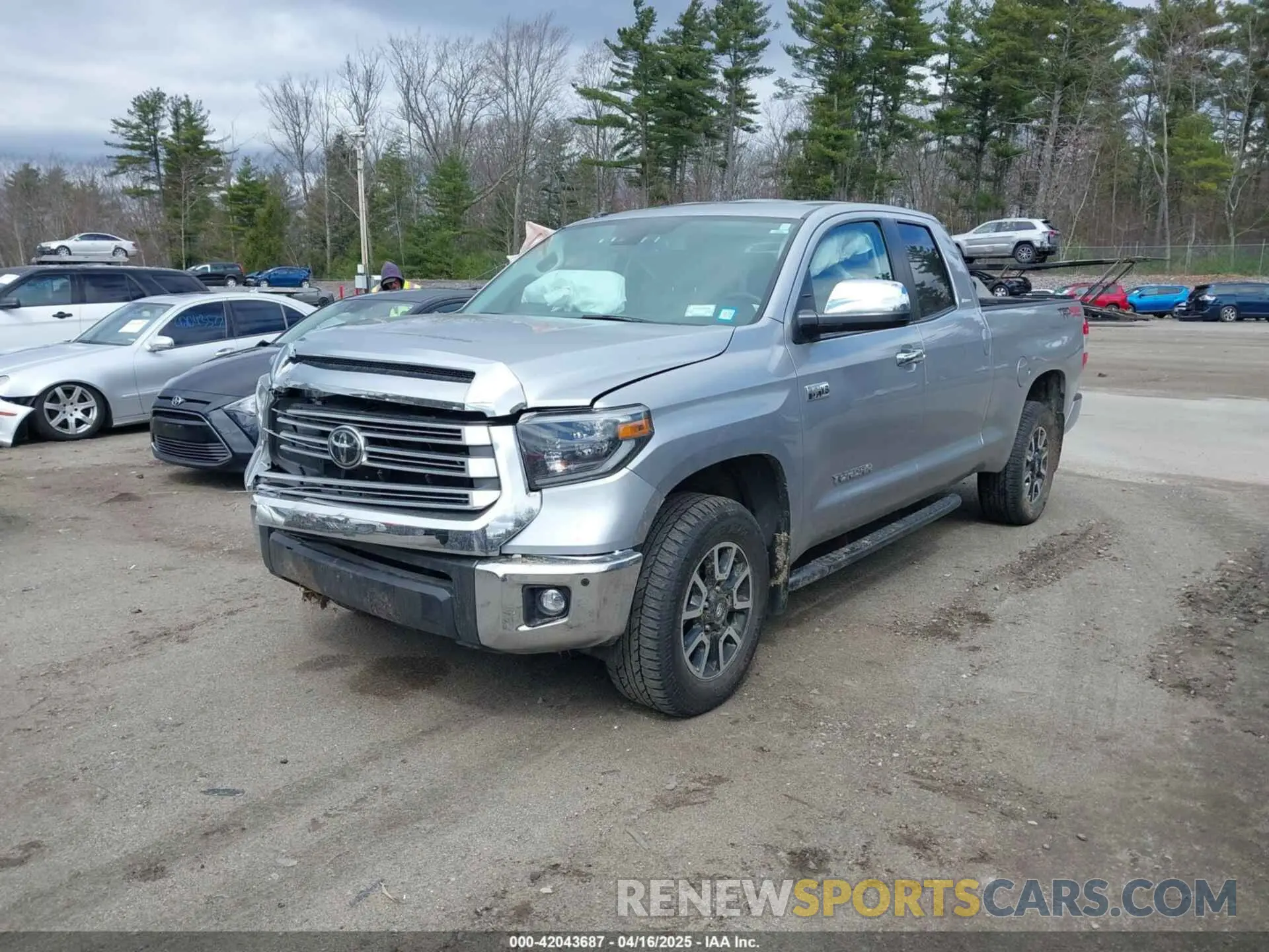 2 fotografías del automóvil dañado 5TFBY5F13KX799779 TOYOTA TUNDRA 2019