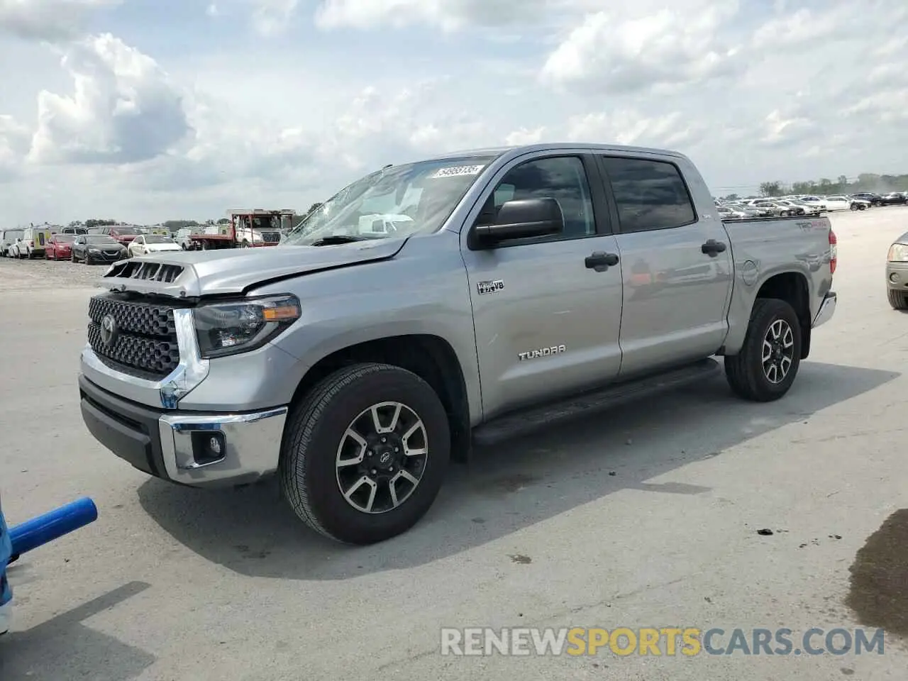 1 fotografías del automóvil dañado 5TFDW5F12KX847402 TOYOTA TUNDRA 2019