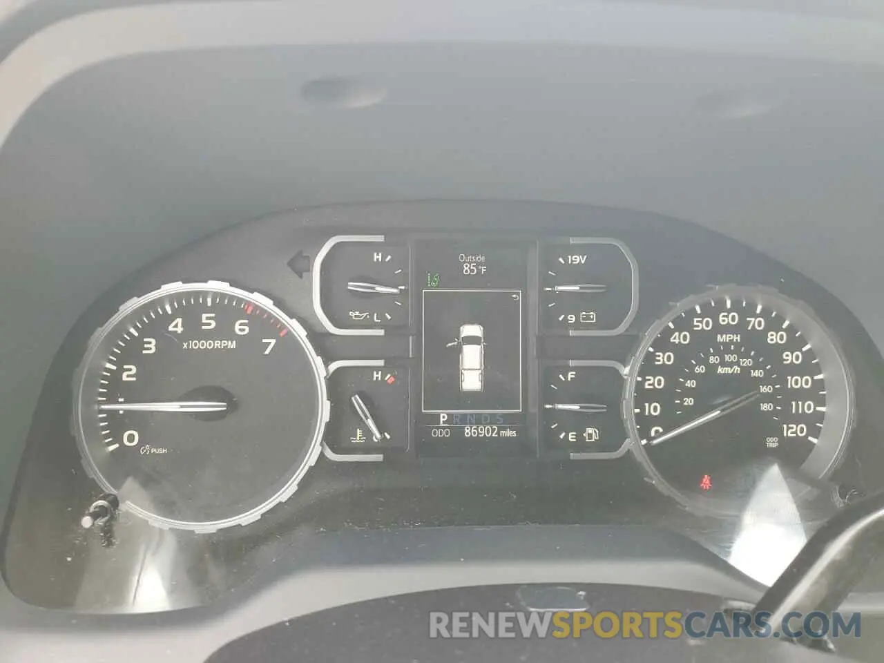 9 fotografías del automóvil dañado 5TFDW5F12KX847402 TOYOTA TUNDRA 2019