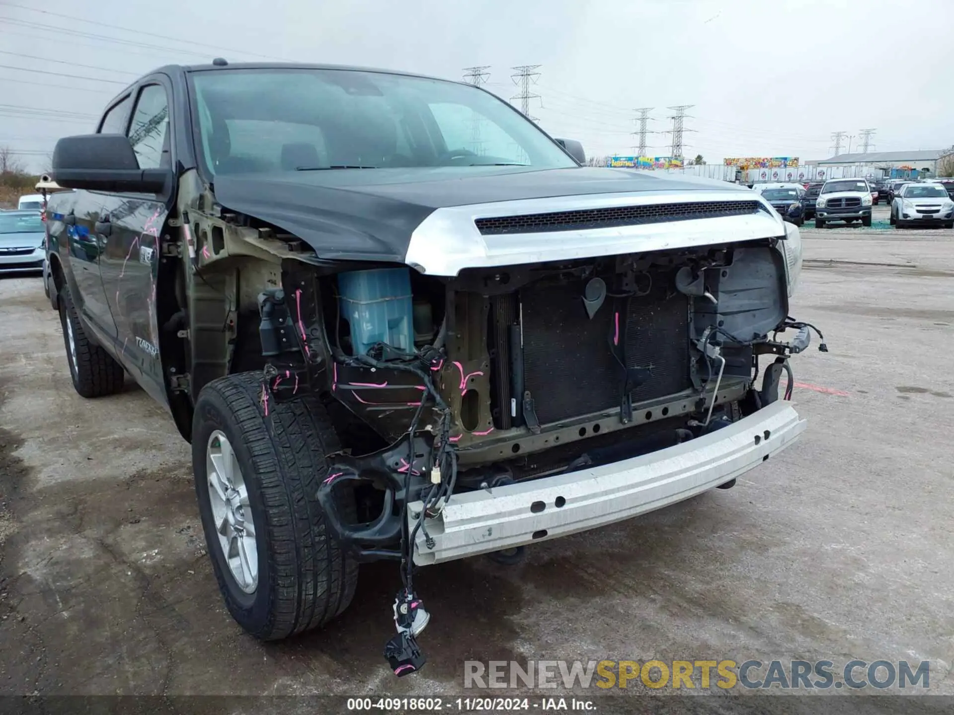 6 fotografías del automóvil dañado 5TFDW5F16KX789536 TOYOTA TUNDRA 2019