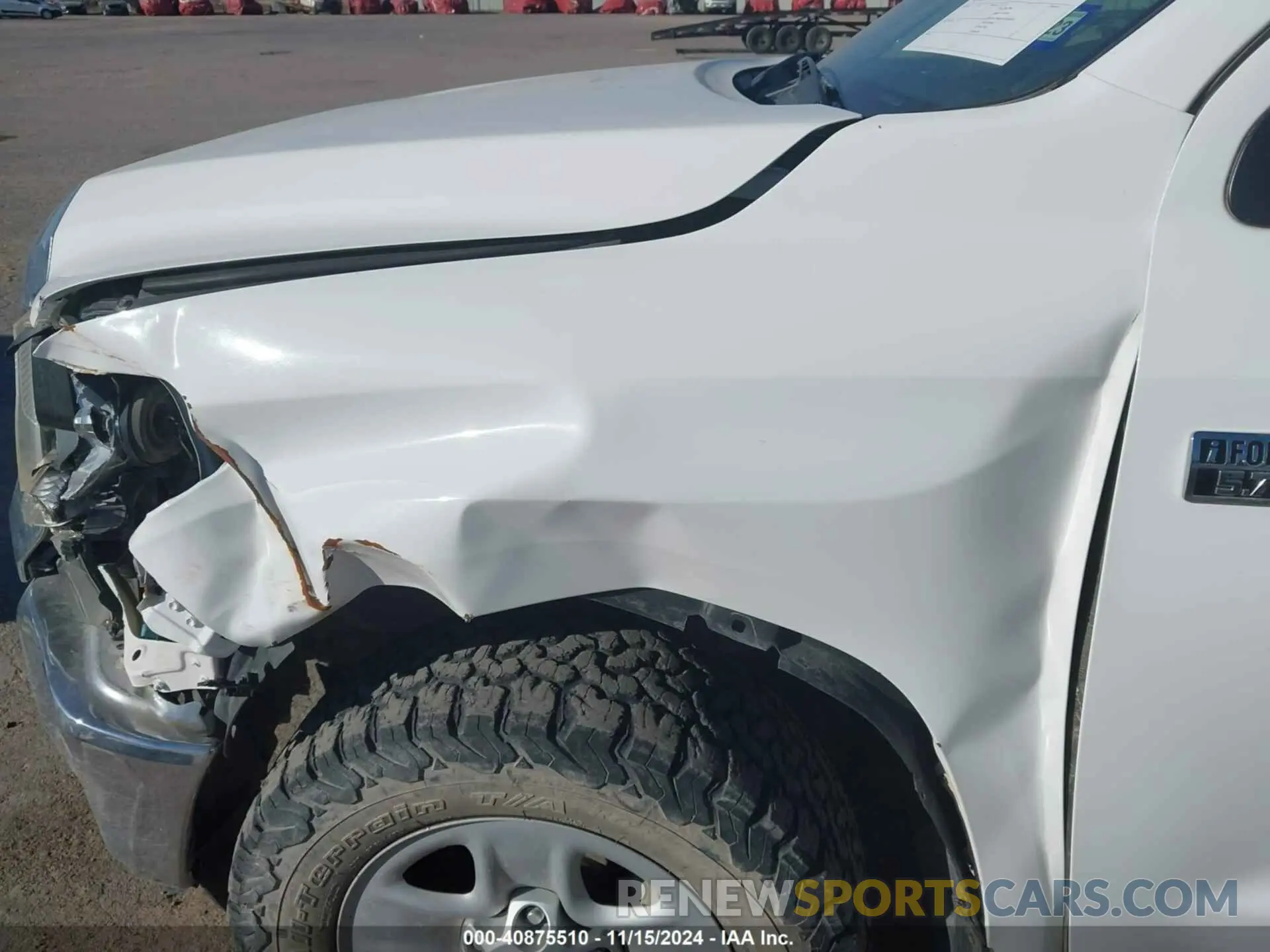 6 fotografías del automóvil dañado 5TFDW5F16KX818940 TOYOTA TUNDRA 2019
