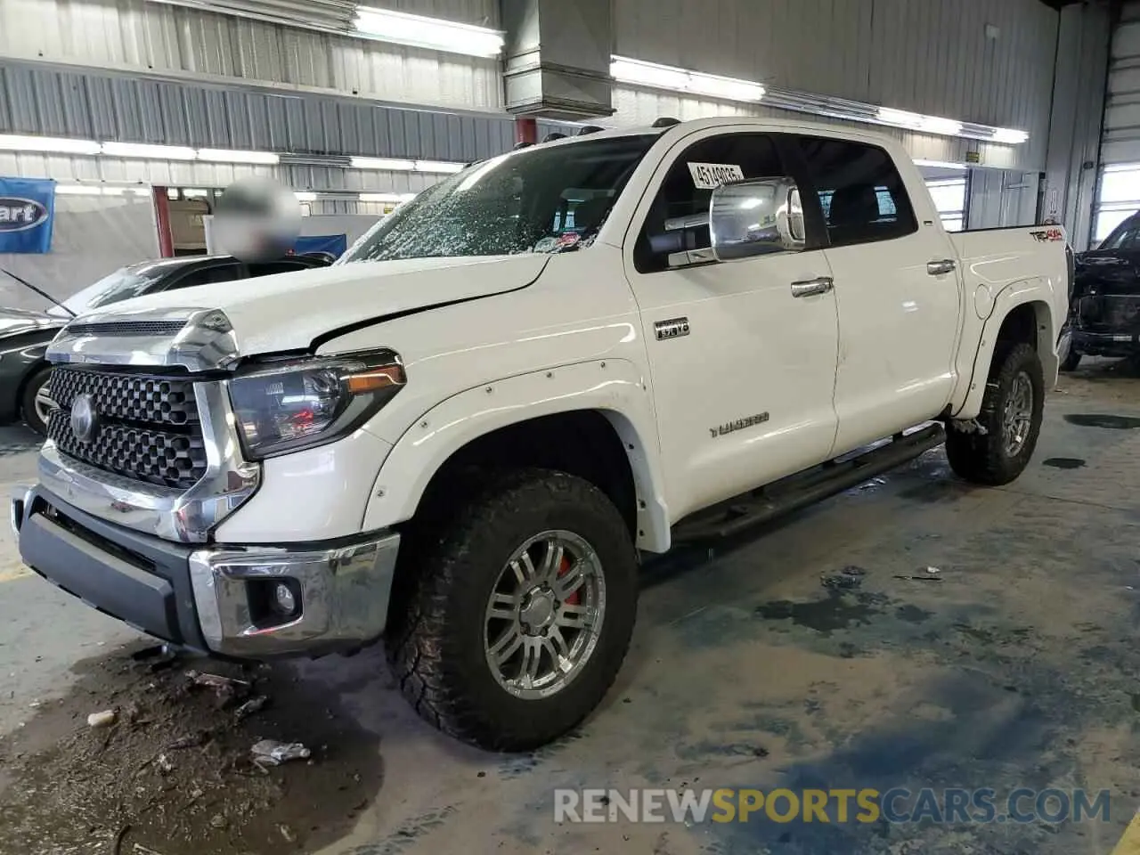 1 fotografías del automóvil dañado 5TFDW5F18KX867153 TOYOTA TUNDRA 2019