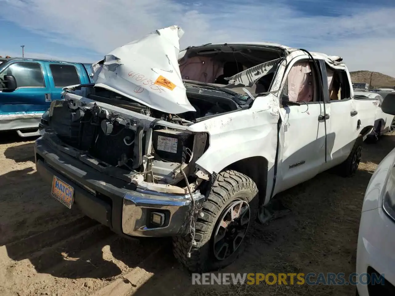 1 fotografías del automóvil dañado 5TFDY5F10KX797545 TOYOTA TUNDRA 2019