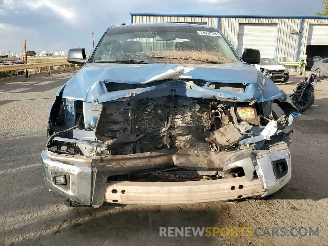 5 fotografías del automóvil dañado 5TFDY5F11KX789017 TOYOTA TUNDRA 2019