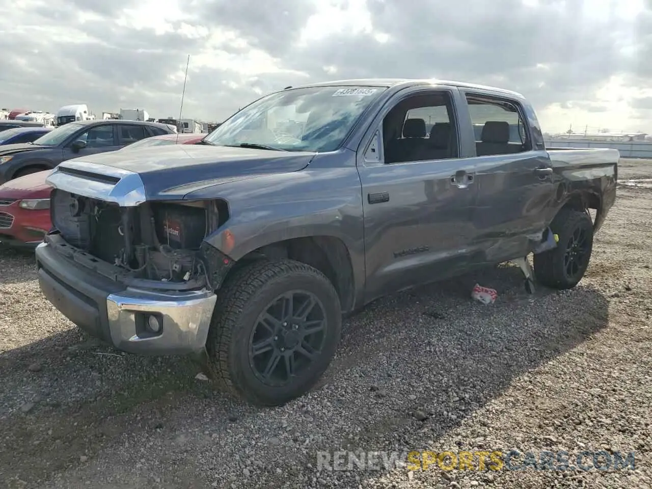 1 fotografías del automóvil dañado 5TFDY5F12KX782500 TOYOTA TUNDRA 2019