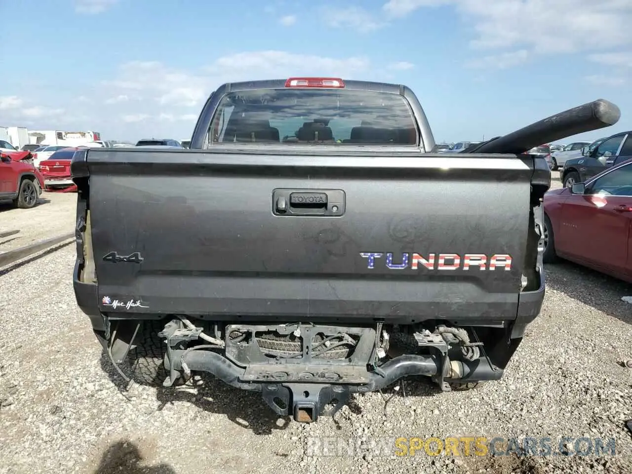 6 fotografías del automóvil dañado 5TFDY5F12KX782500 TOYOTA TUNDRA 2019