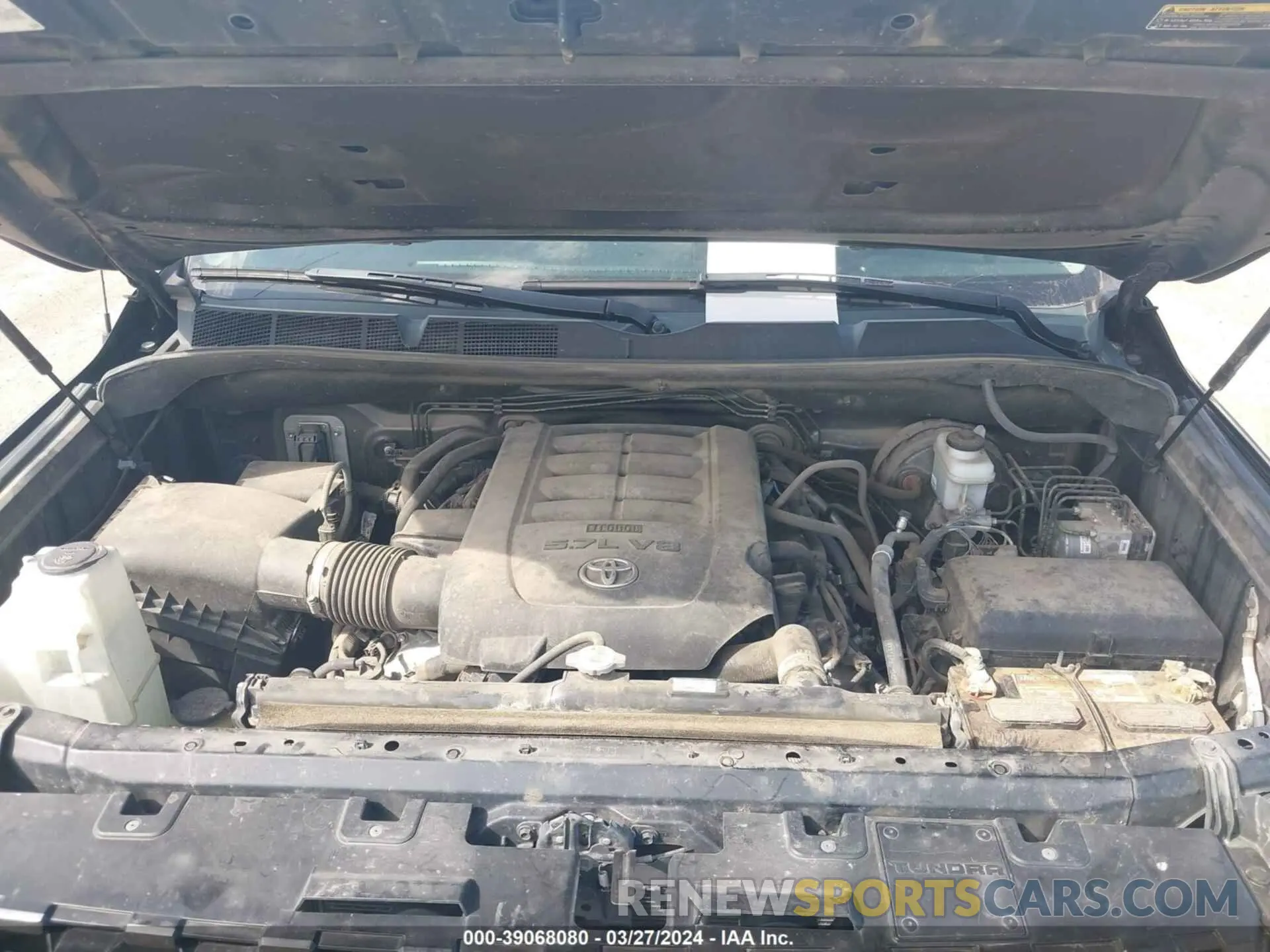 10 fotografías del automóvil dañado 5TFDY5F12KX859477 TOYOTA TUNDRA 2019