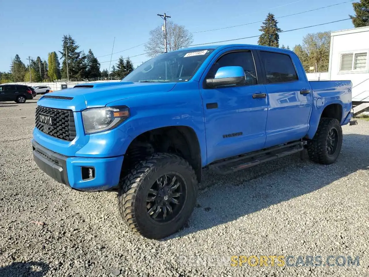 1 fotografías del automóvil dañado 5TFDY5F13KX817710 TOYOTA TUNDRA 2019