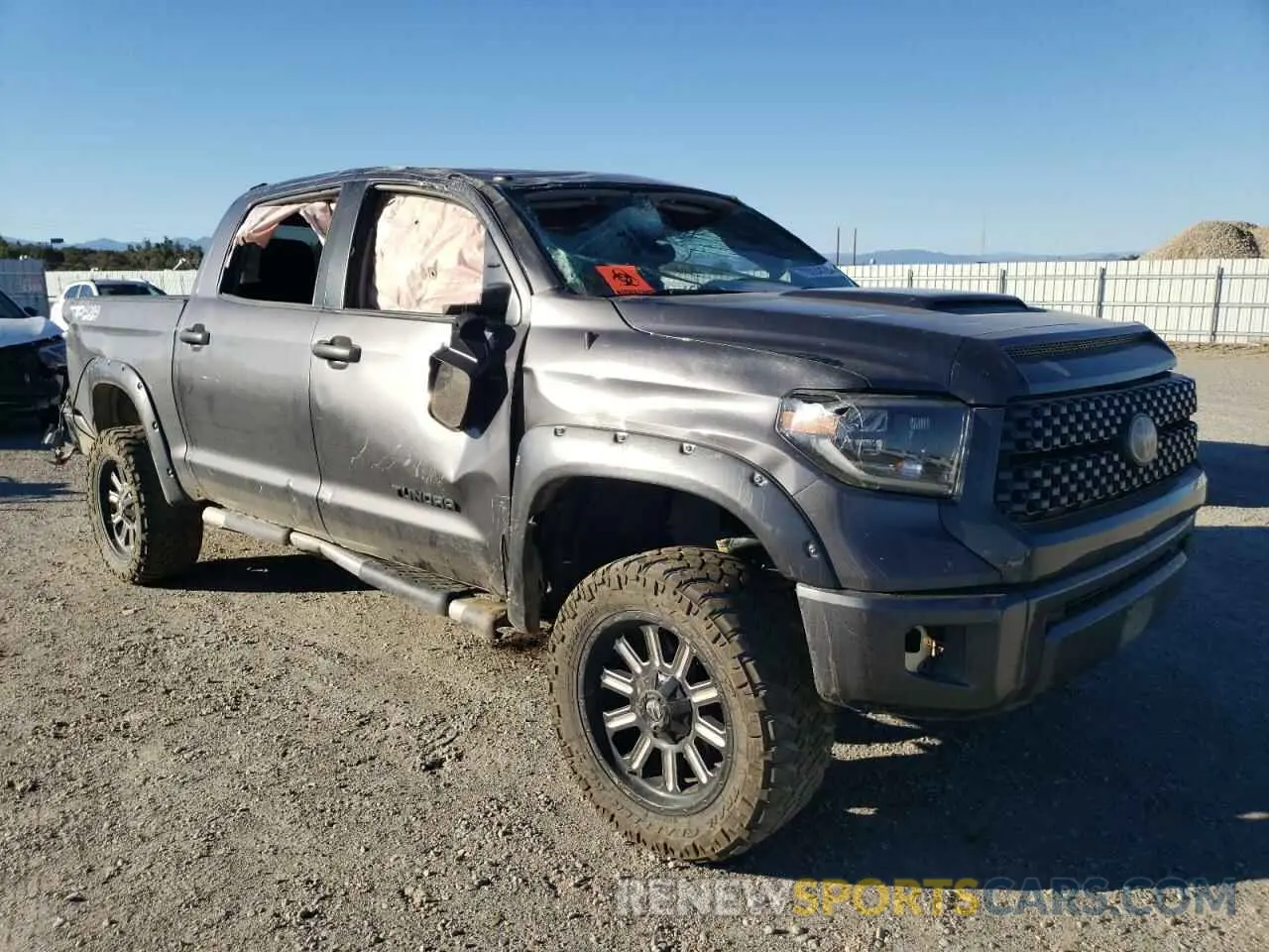 4 fotografías del automóvil dañado 5TFDY5F14KX830028 TOYOTA TUNDRA 2019