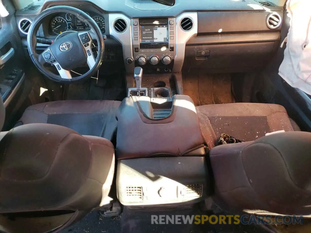 8 fotografías del automóvil dañado 5TFDY5F14KX830028 TOYOTA TUNDRA 2019