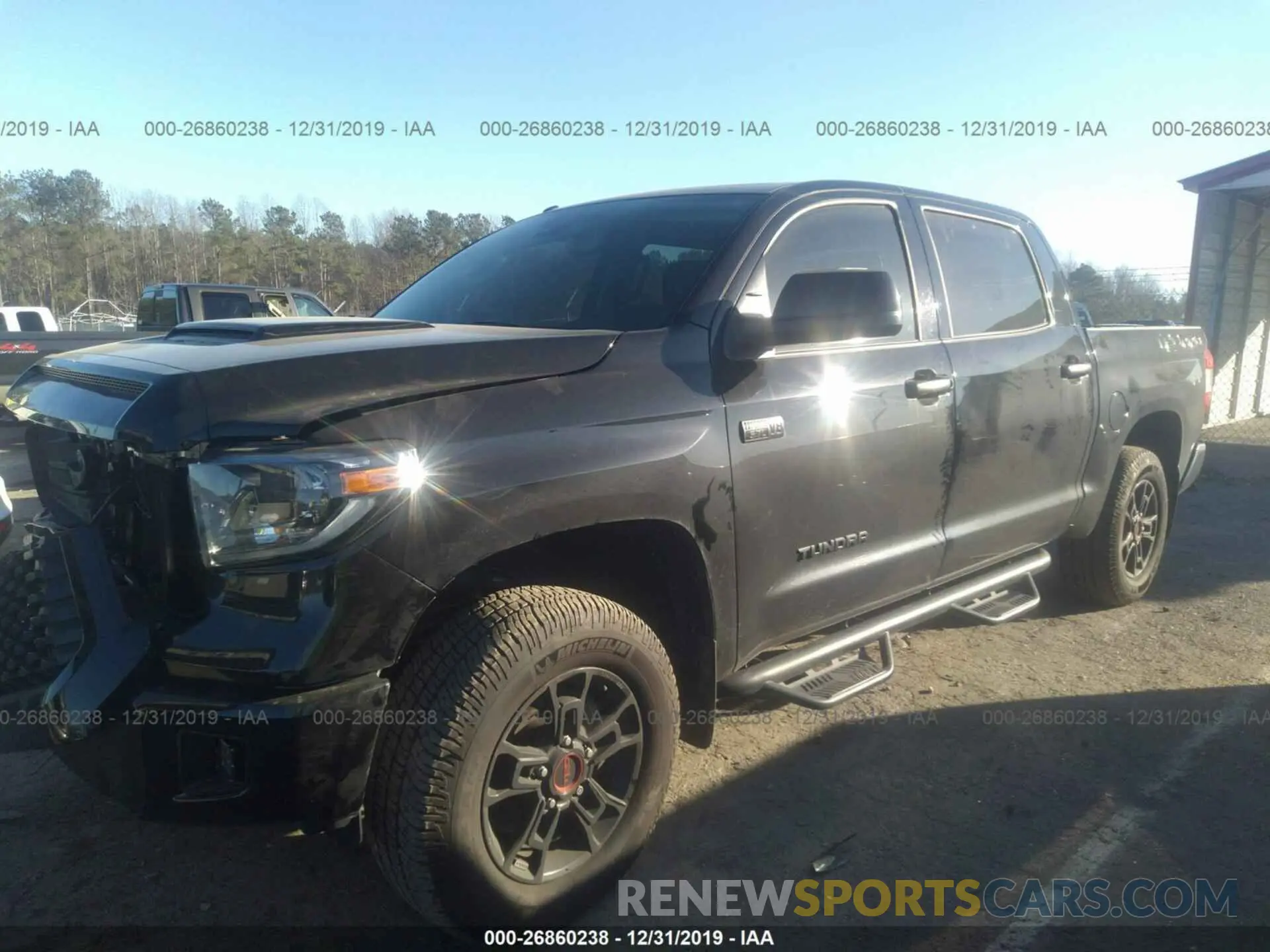 2 fotografías del automóvil dañado 5TFDY5F14KX837934 TOYOTA TUNDRA 2019