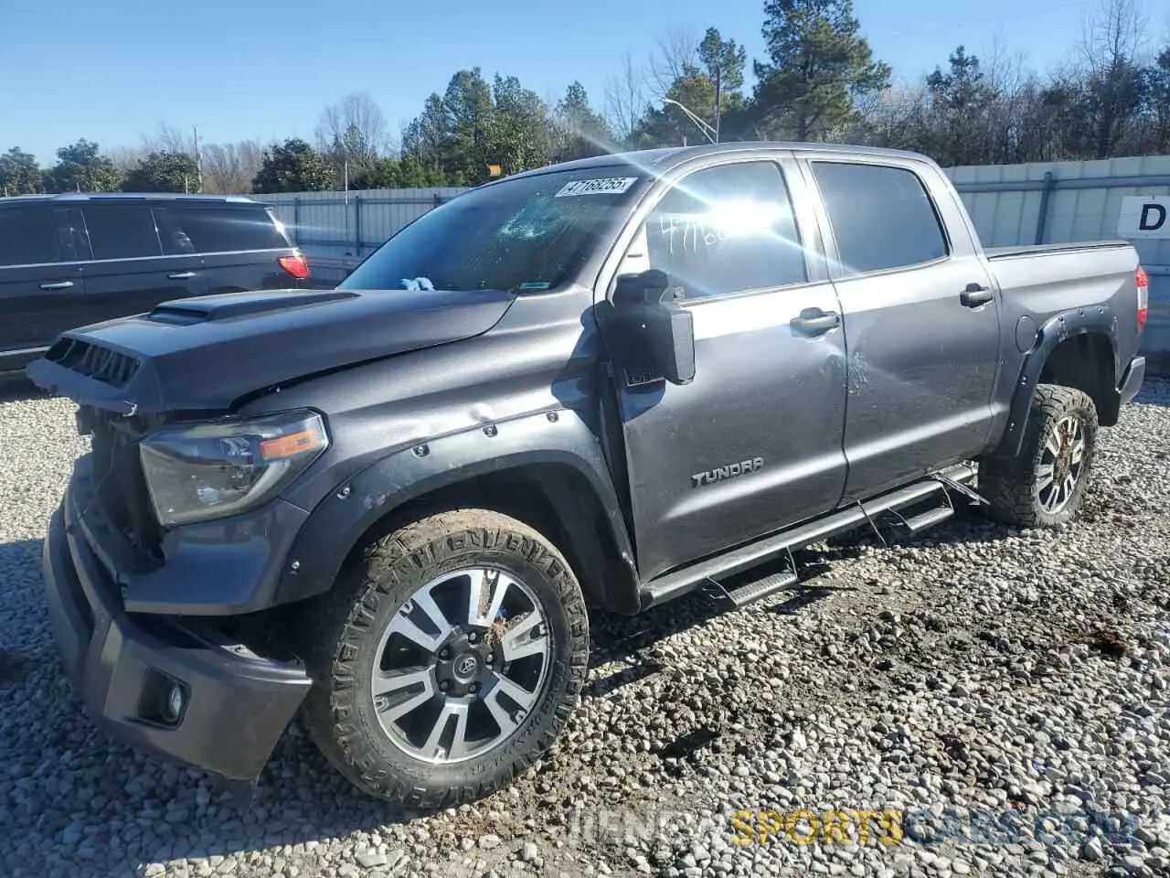 1 fotografías del automóvil dañado 5TFDY5F17KX817337 TOYOTA TUNDRA 2019