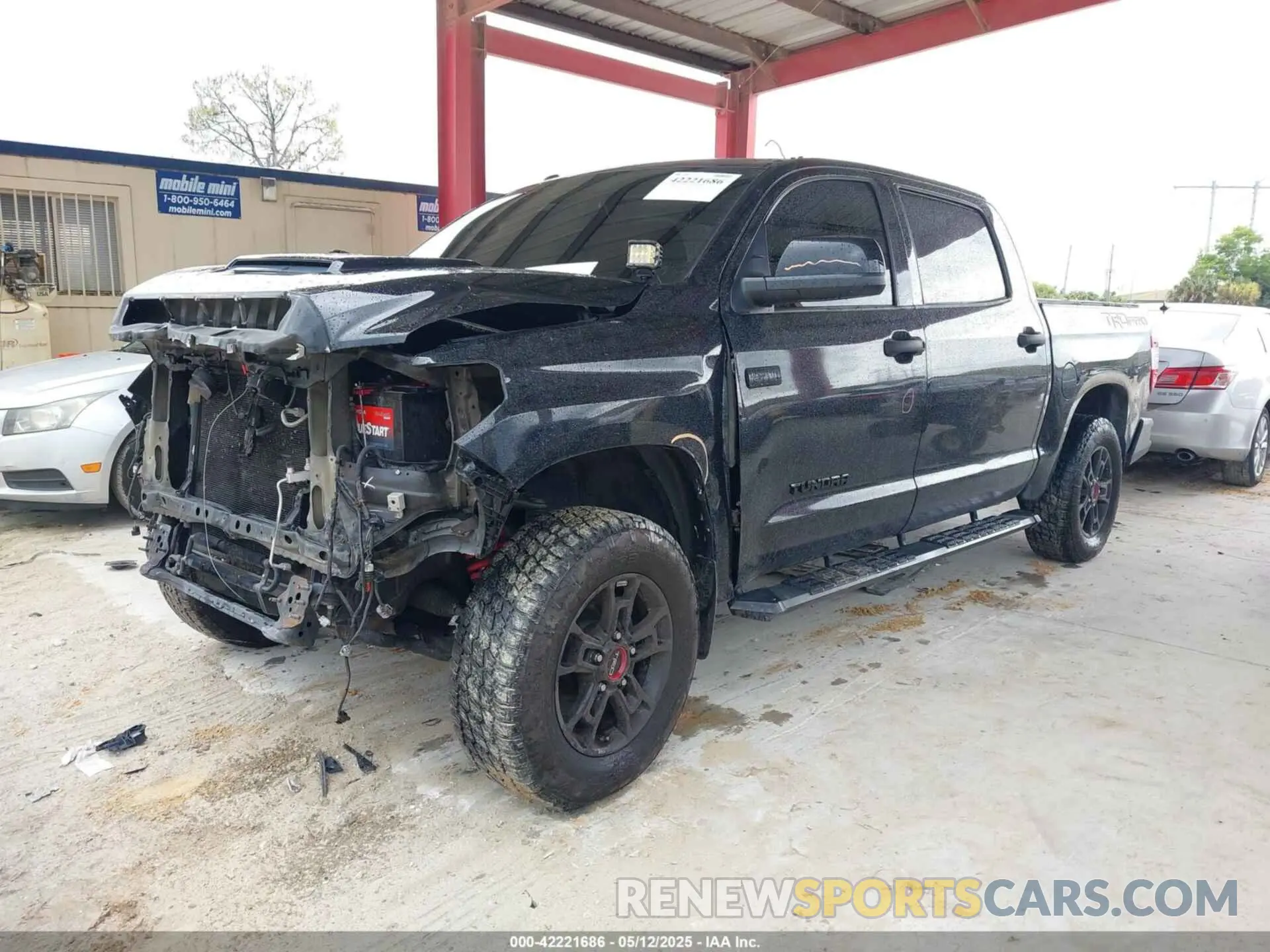 2 fotografías del automóvil dañado 5TFDY5F19KX833684 TOYOTA TUNDRA 2019