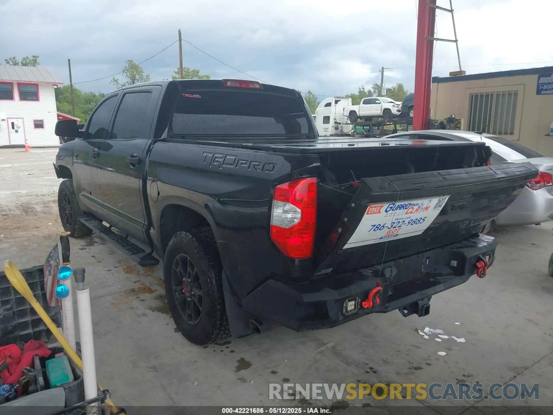 3 fotografías del automóvil dañado 5TFDY5F19KX833684 TOYOTA TUNDRA 2019
