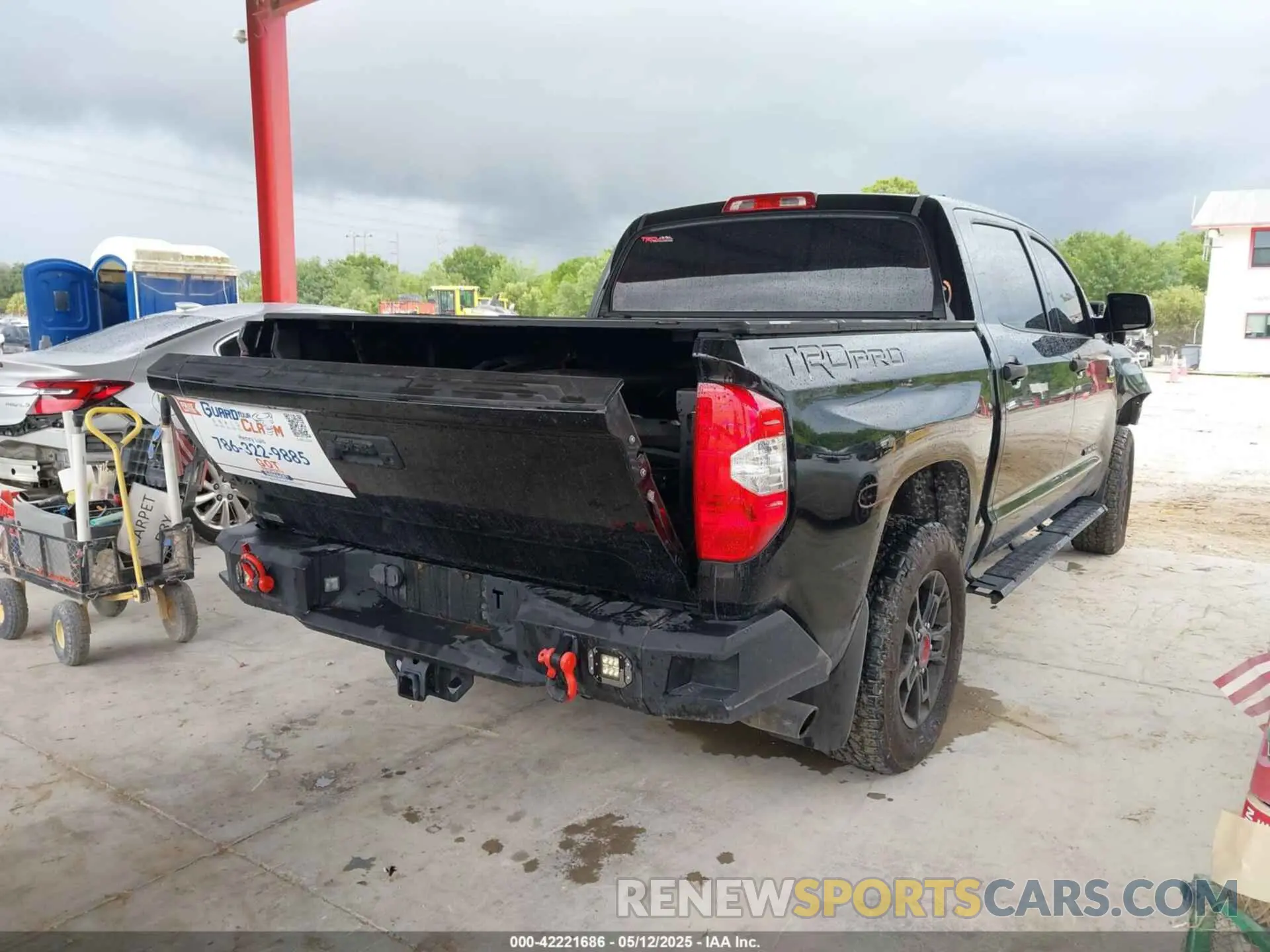 4 fotografías del automóvil dañado 5TFDY5F19KX833684 TOYOTA TUNDRA 2019