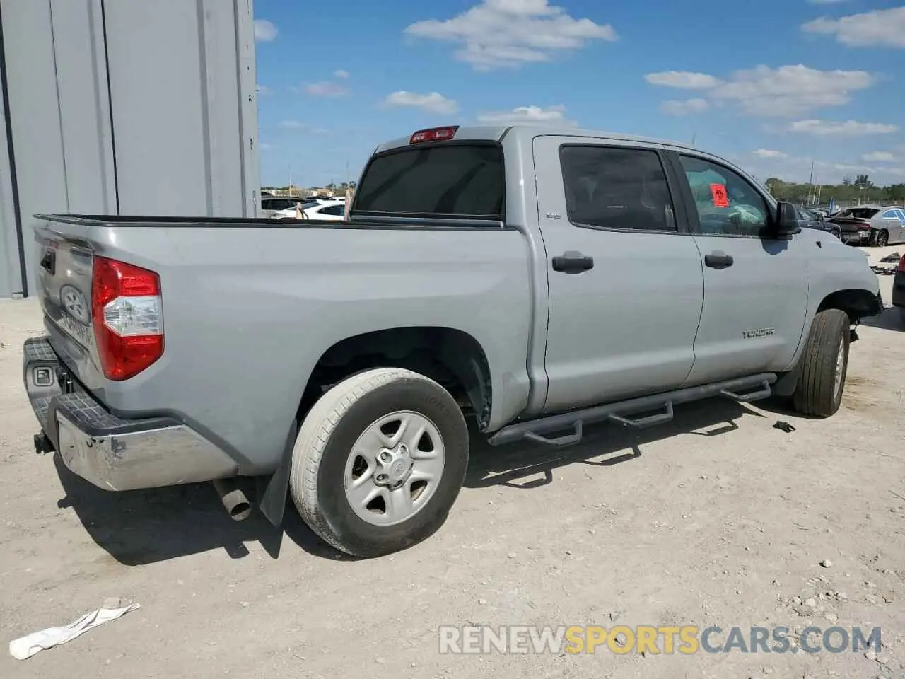 3 fotografías del automóvil dañado 5TFEM5F10KX141846 TOYOTA TUNDRA 2019