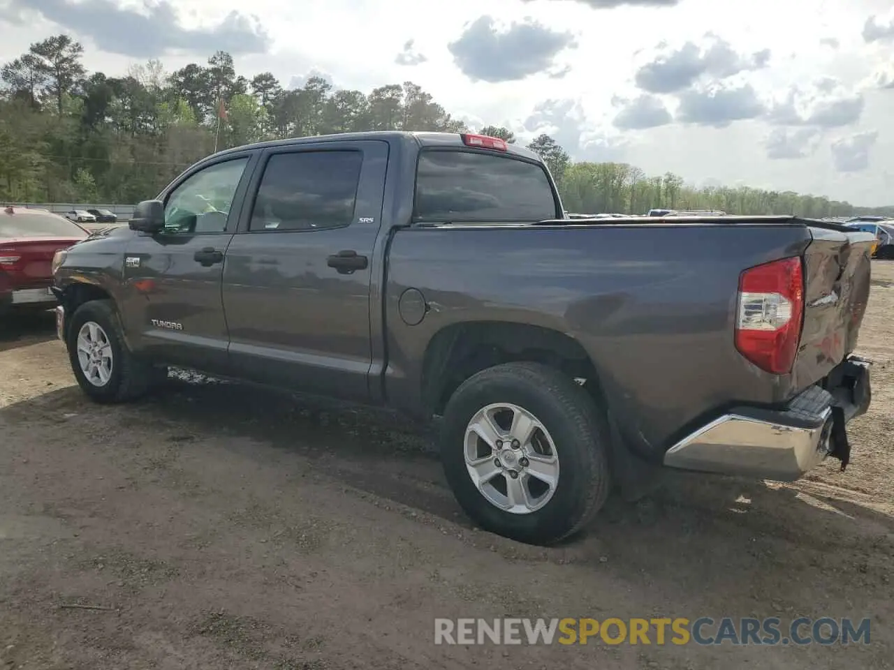 2 fotografías del automóvil dañado 5TFEY5F10KX244303 TOYOTA TUNDRA 2019
